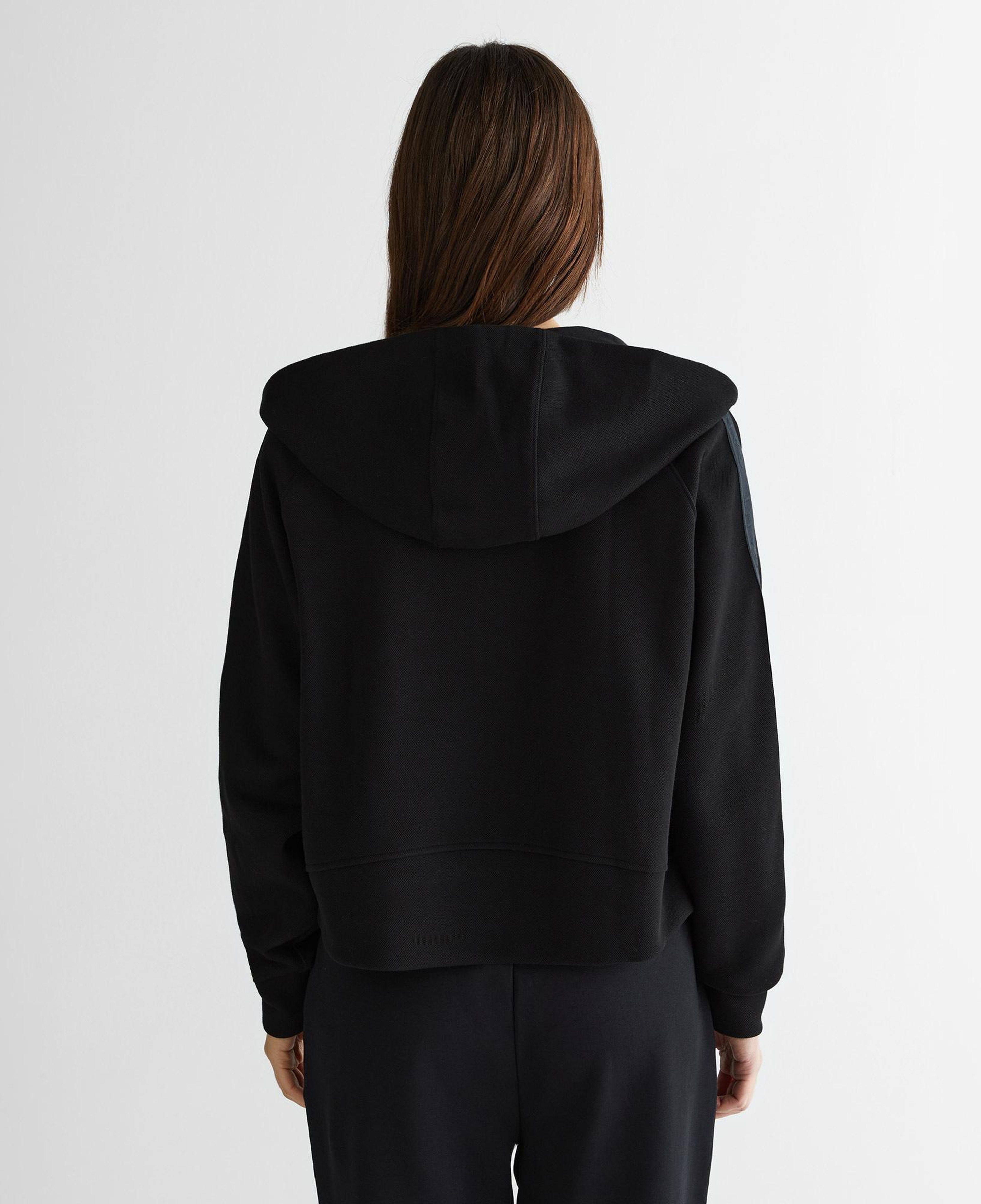 GANT Kadın Siyah Fermuarlı Kapüşonlu Sweatshirt