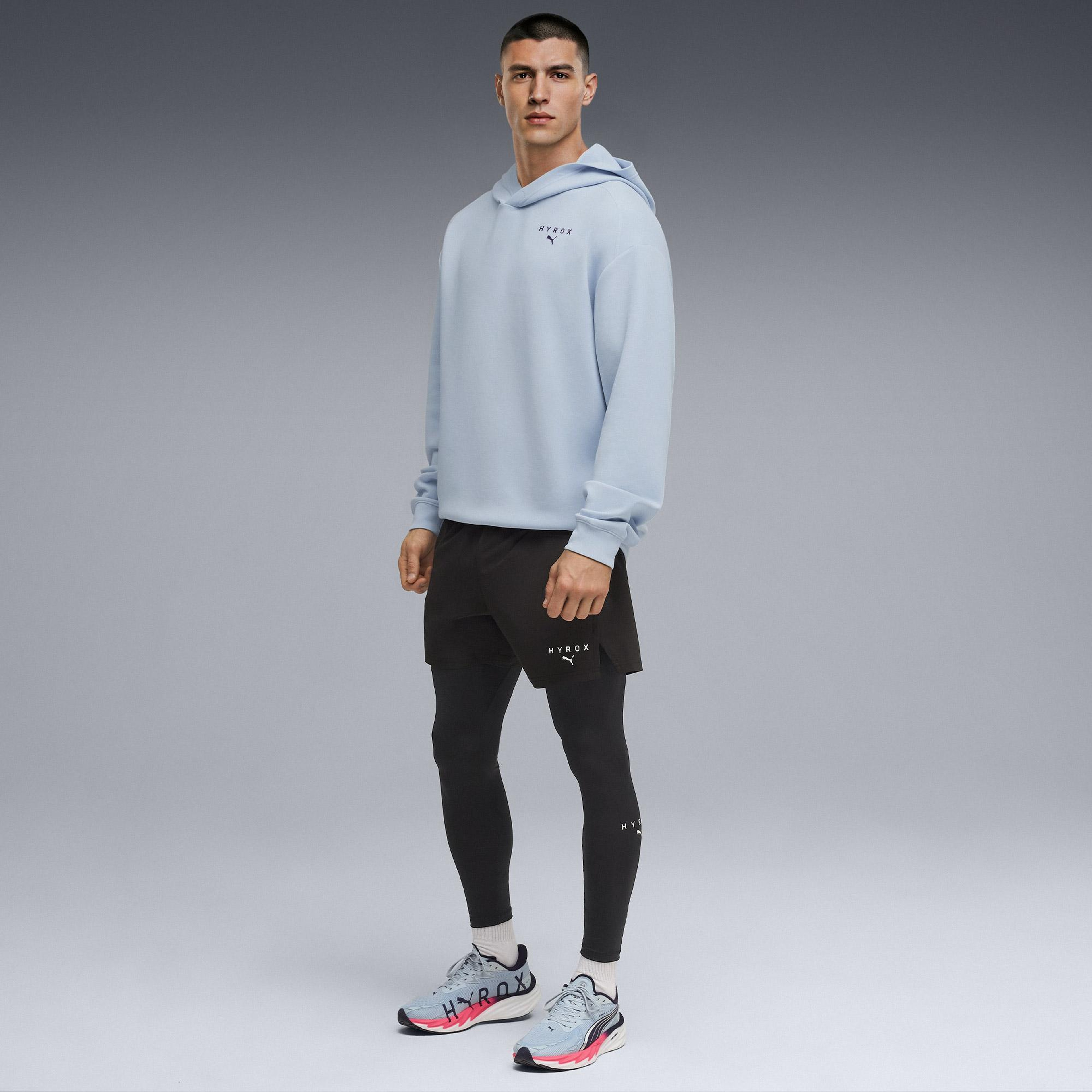 Puma x Hyrox Cldspun Erkek Mavi Antrenman Sweatshirt