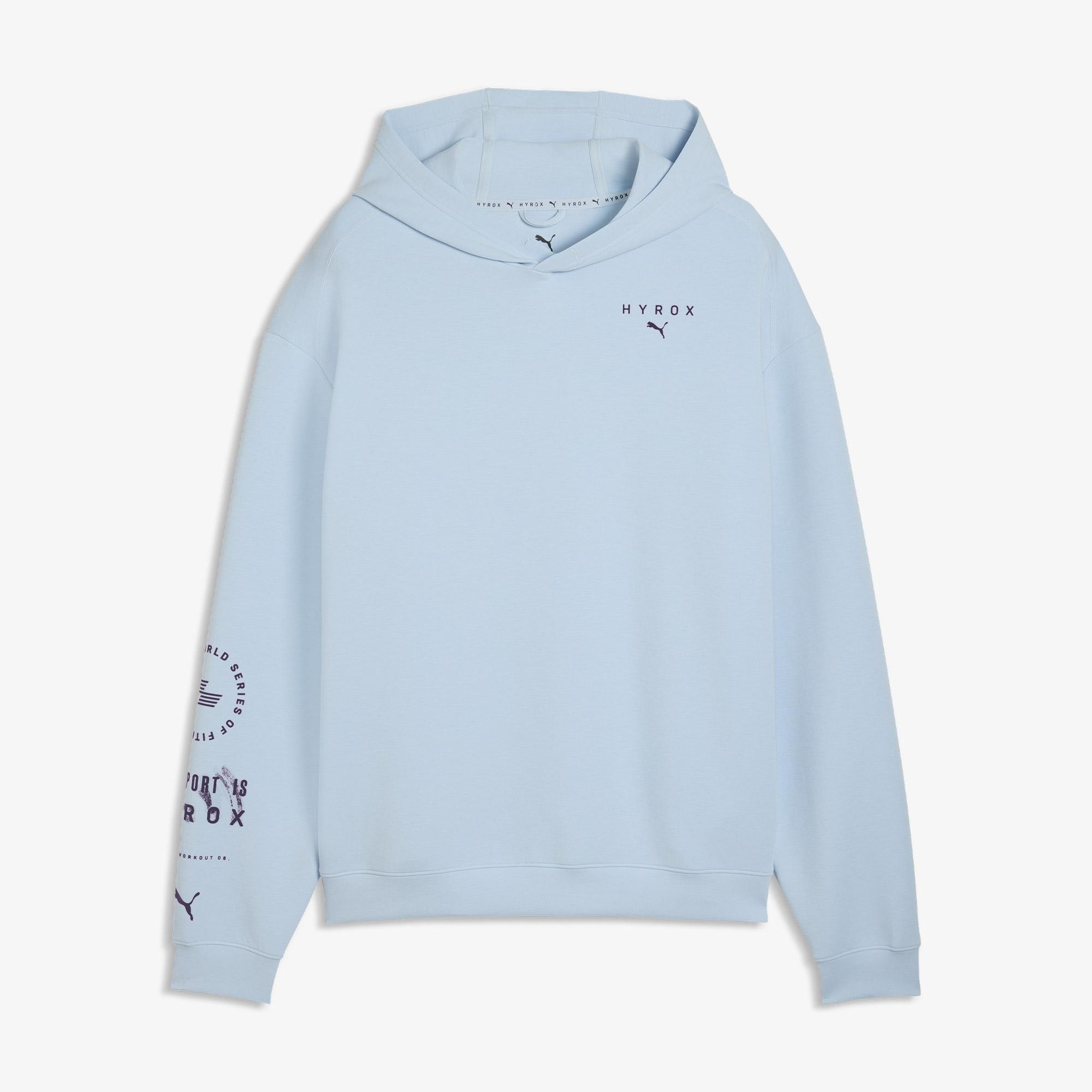 Puma x Hyrox Cldspun Erkek Mavi Antrenman Sweatshirt