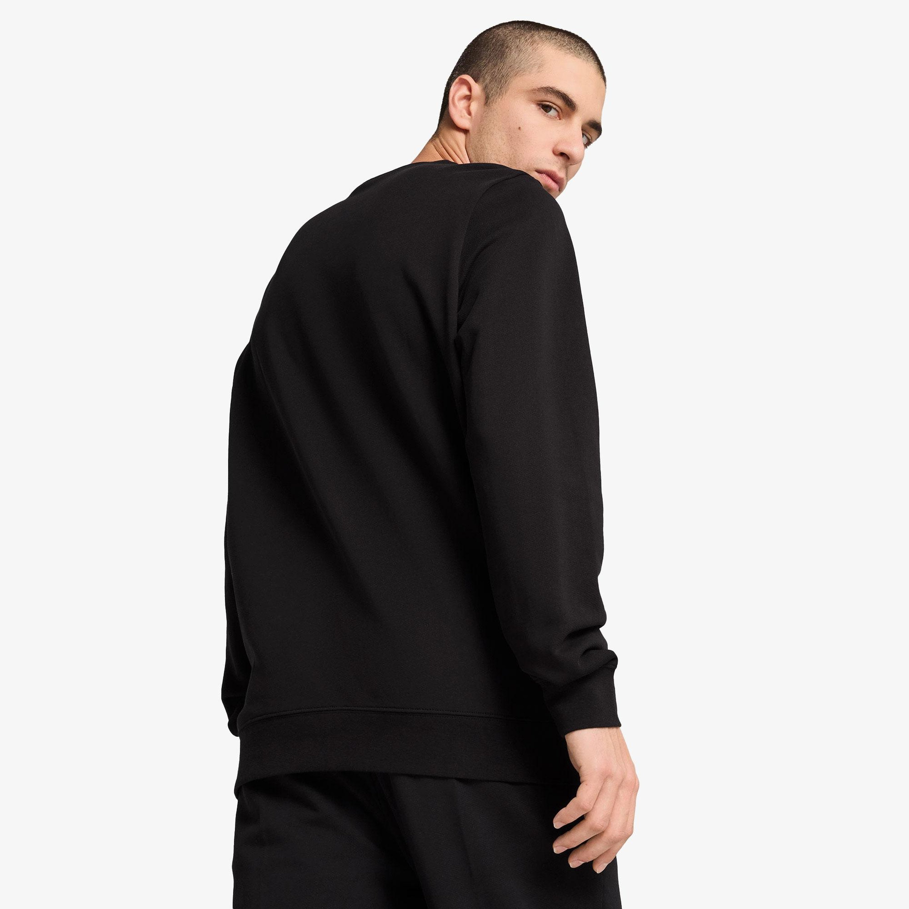 Puma Essentials Elevated Erkek Siyah Uzun Kollu Tişört