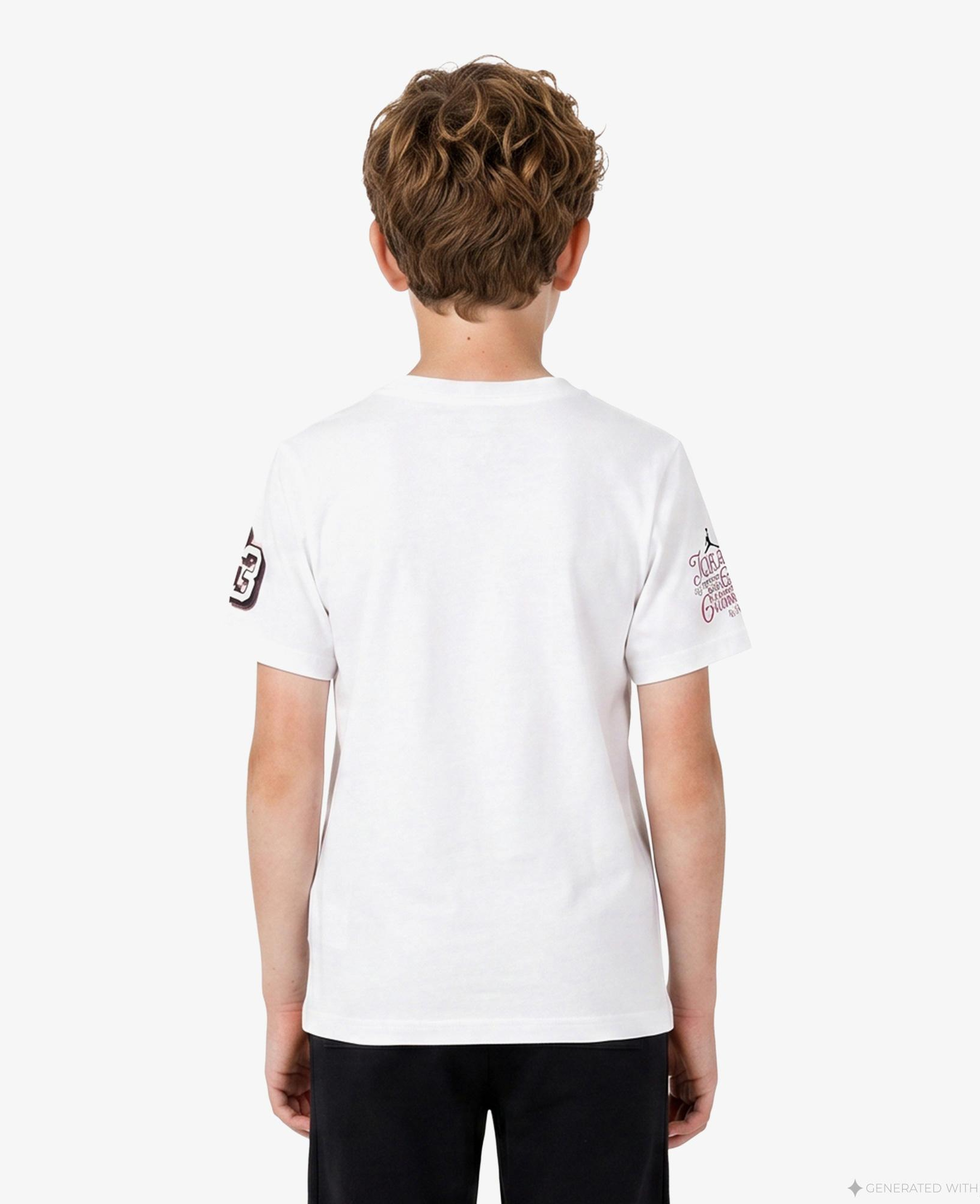 Jordan Sports Club Erkek Çocuk Beyaz T-Shirt