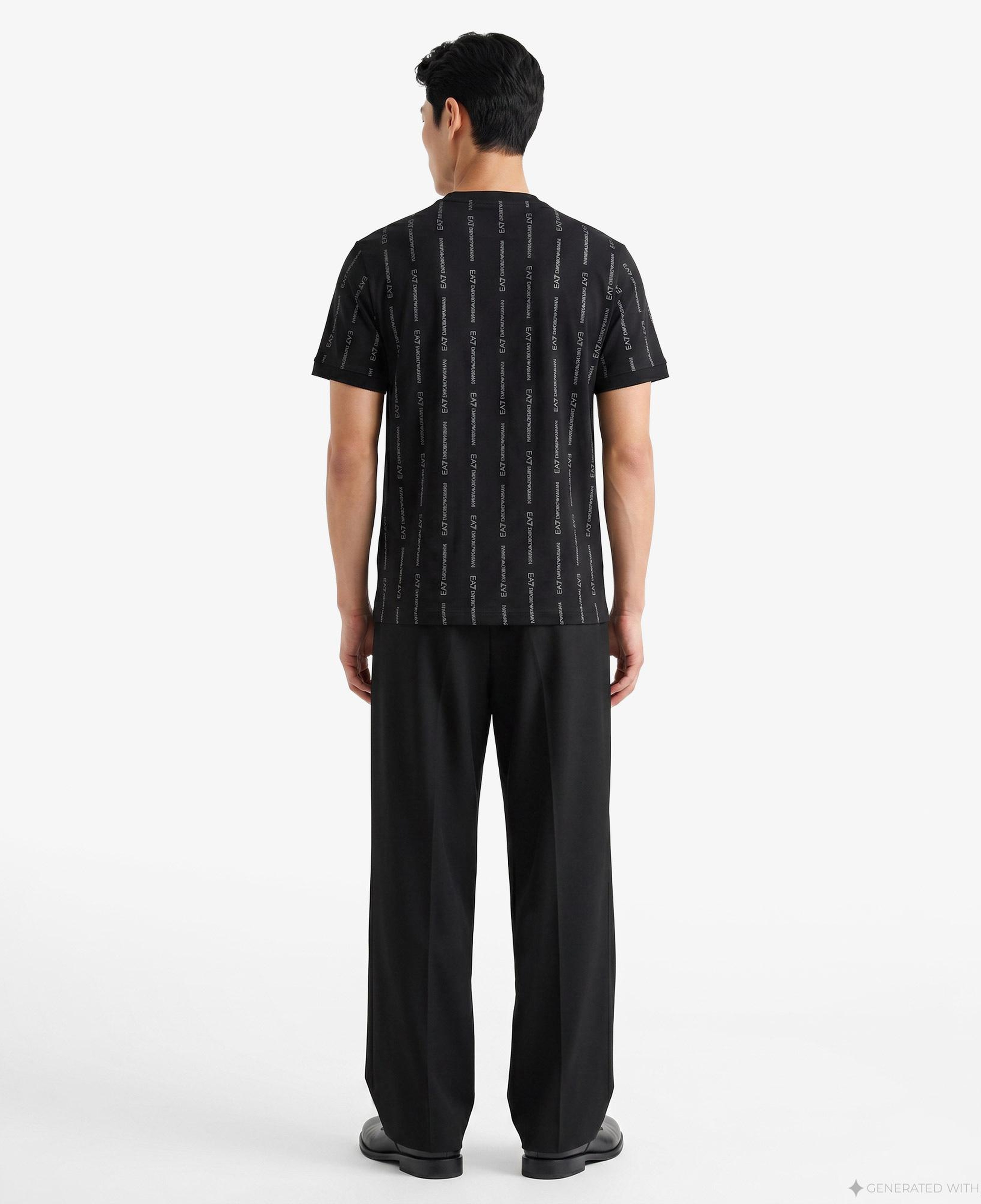 EA7 Erkek Siyah T-Shirt