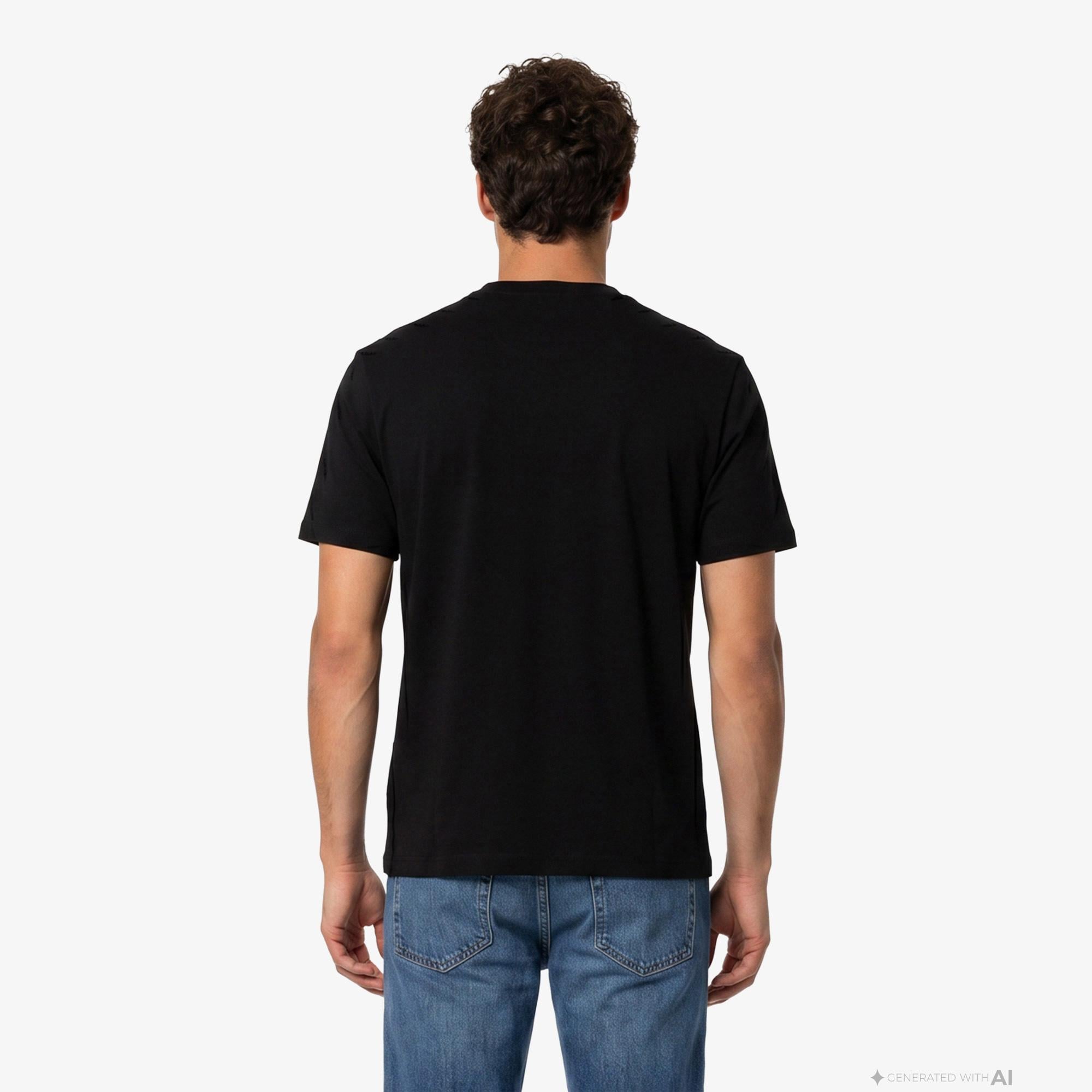 EA7 Erkek Siyah T-Shirt