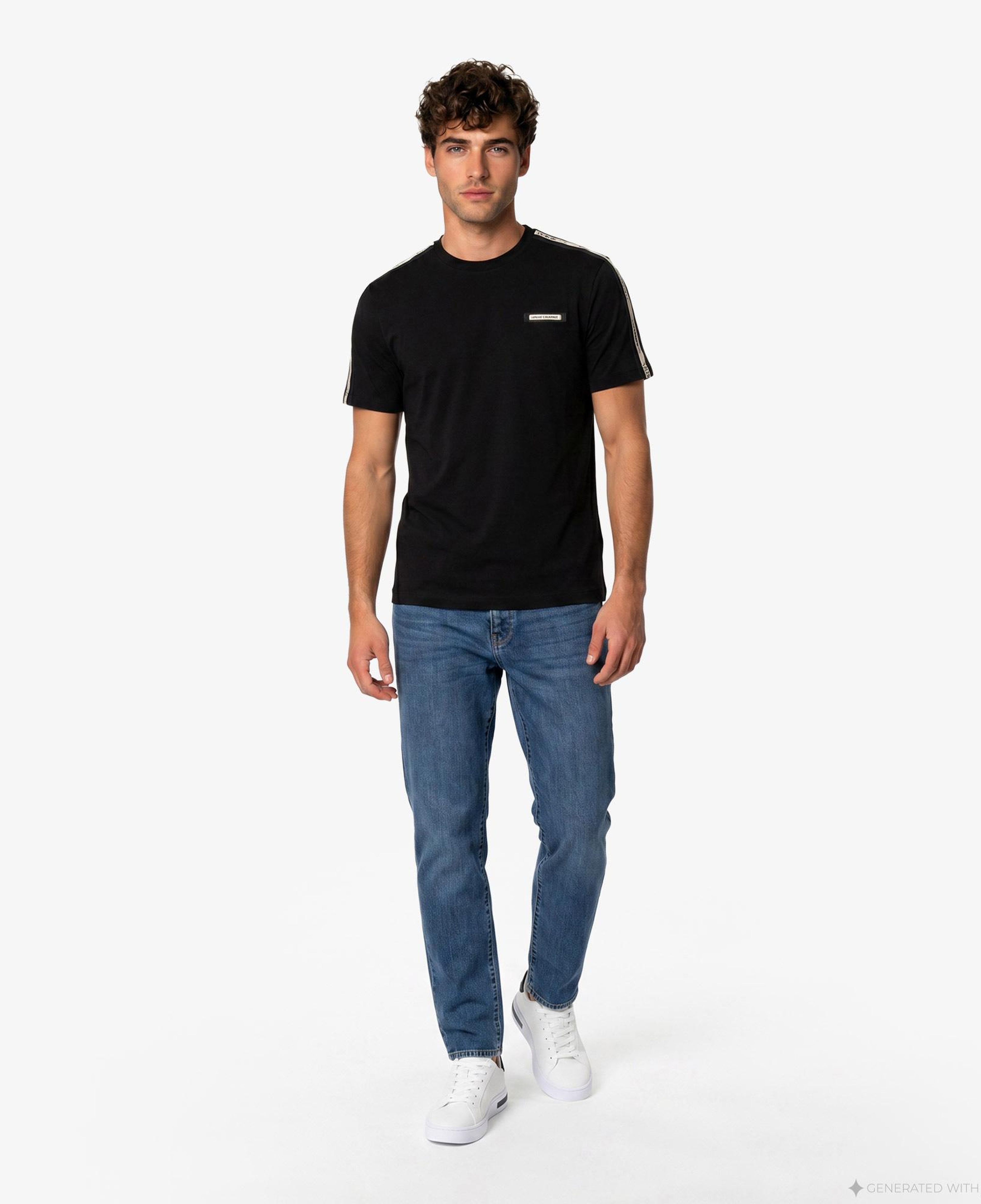 EA7 Erkek Siyah T-Shirt