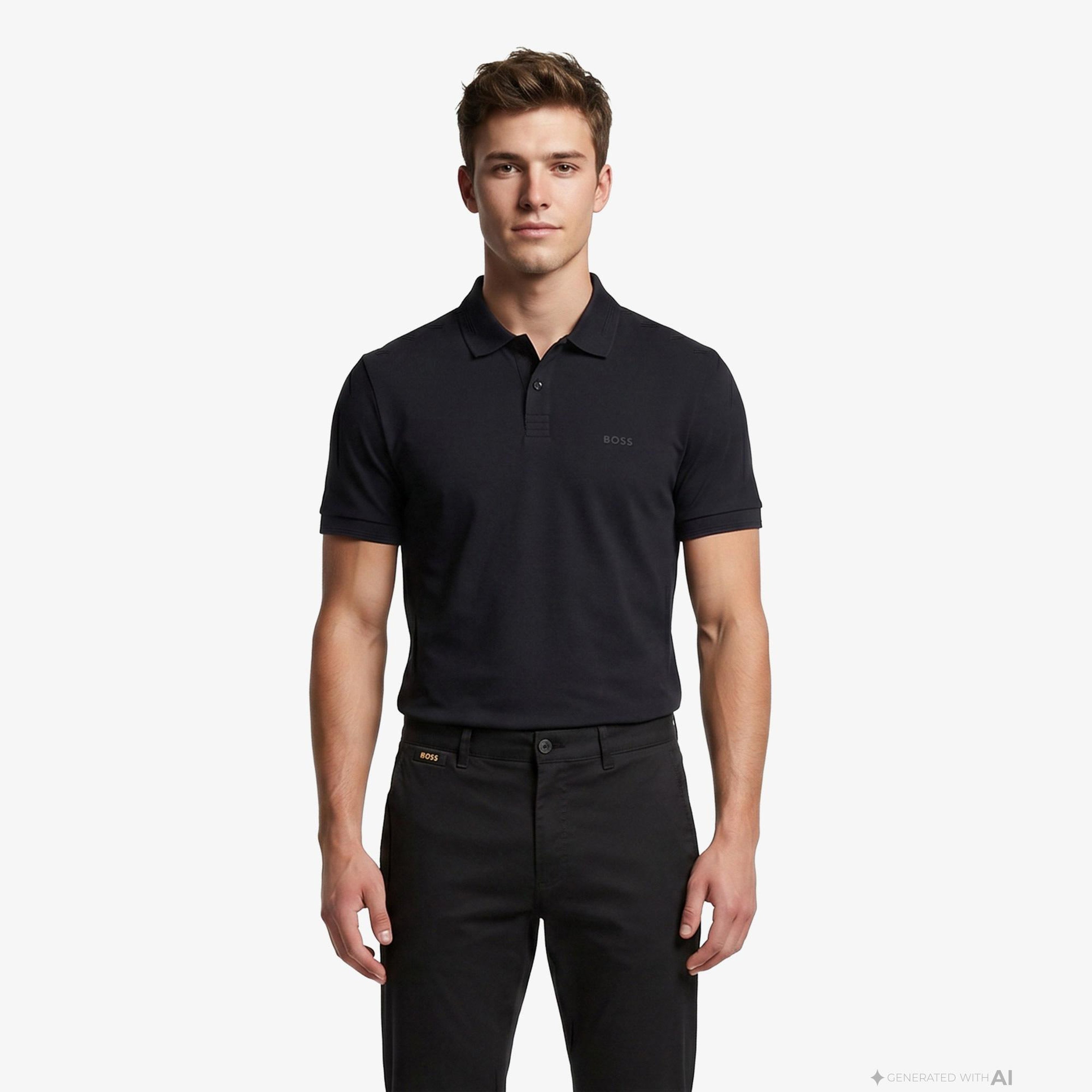 Boss Paul Erkek Lacivert Polo