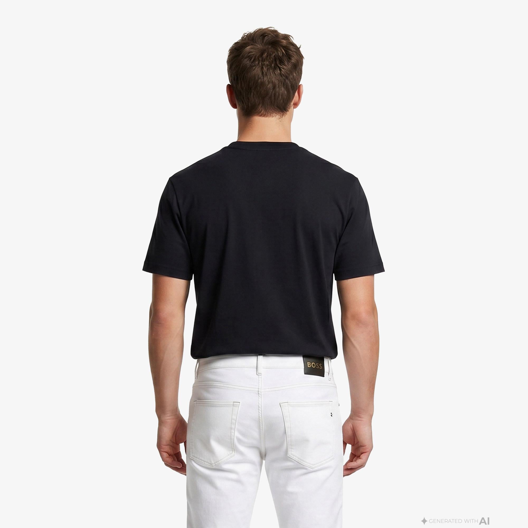 Boss Iconic Logo Erkek Lacivert T-Shirt