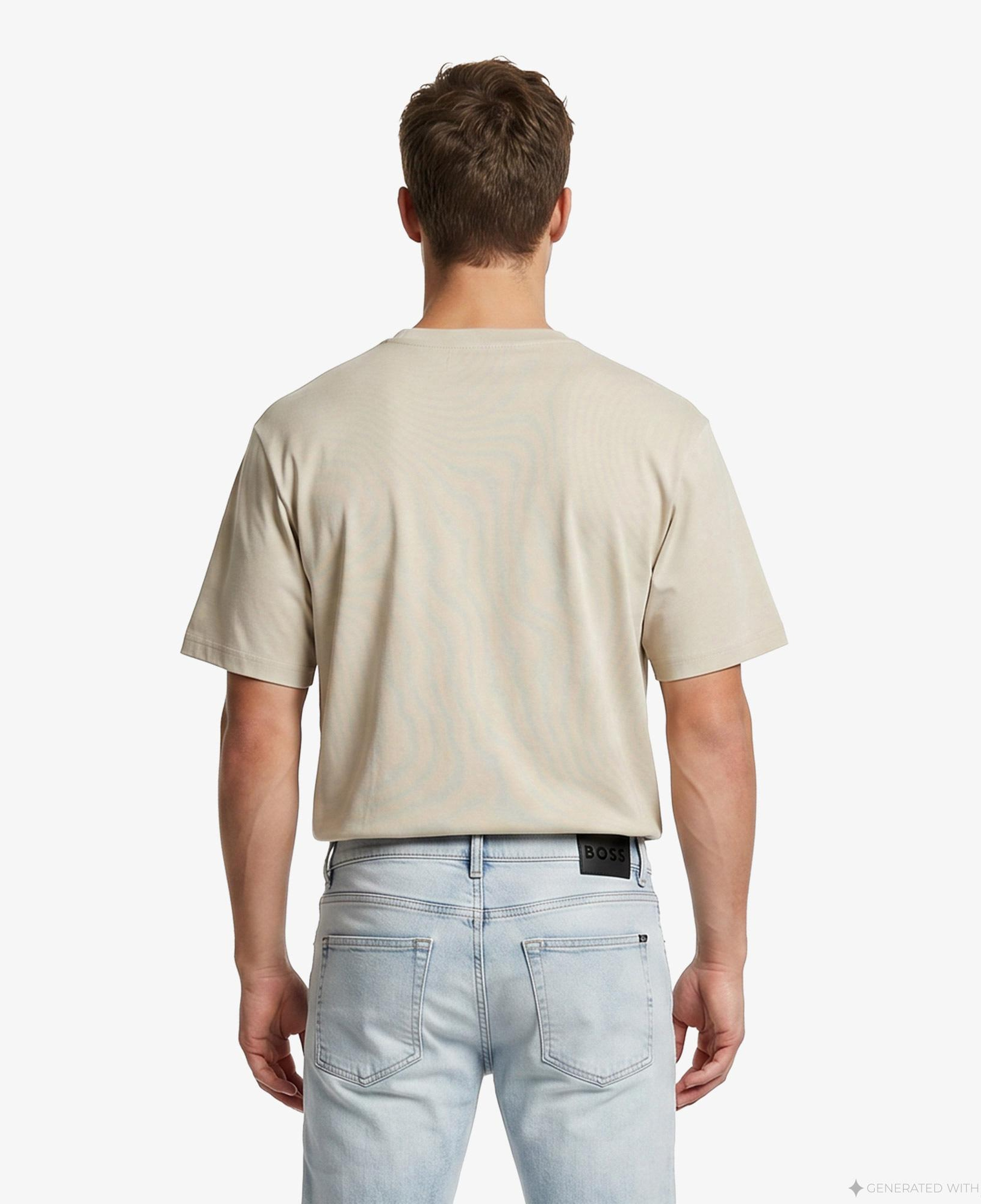 Boss Join Relaxed Erkek Bej T-Shirt