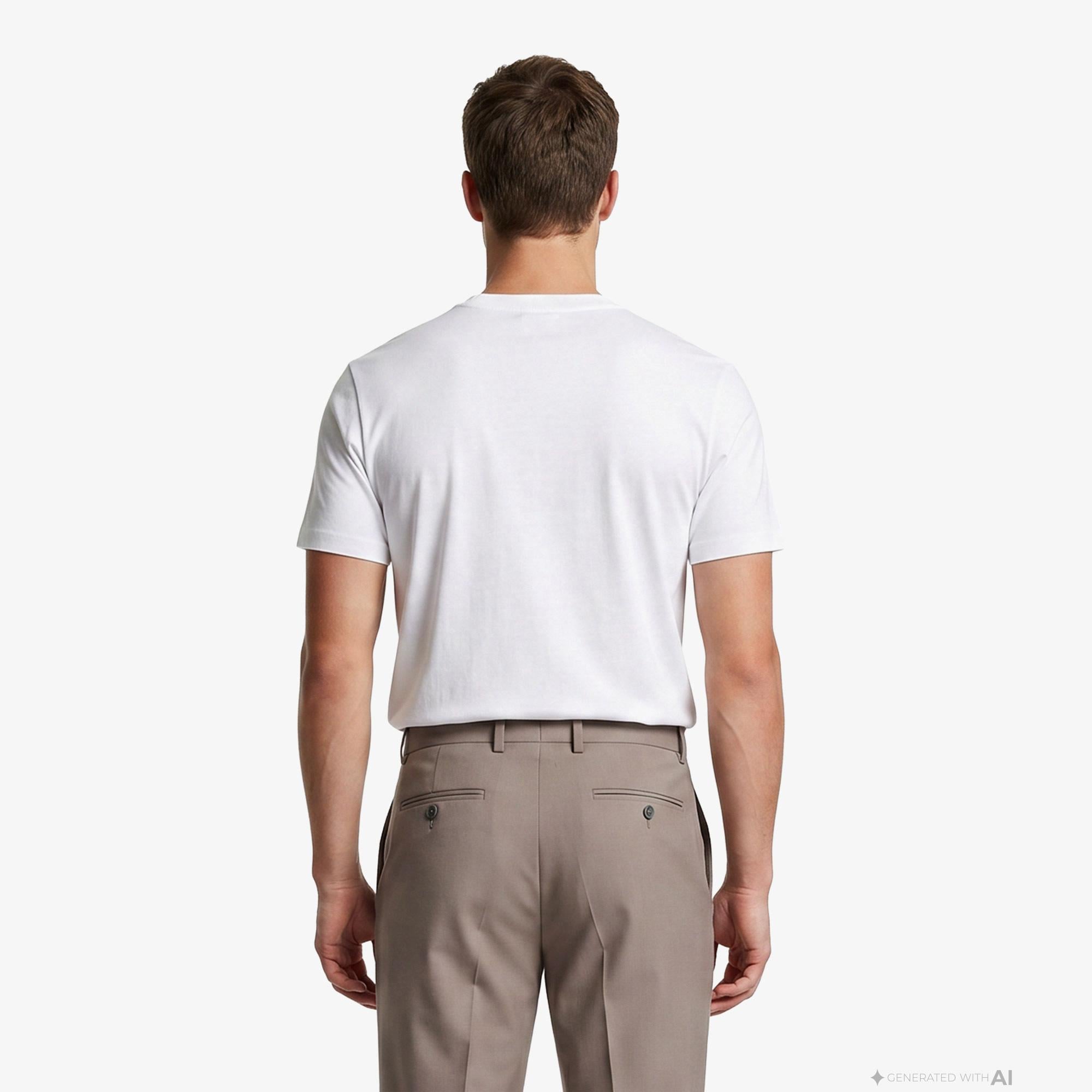 Hugo Doreston Erkek Beyaz T-Shirt