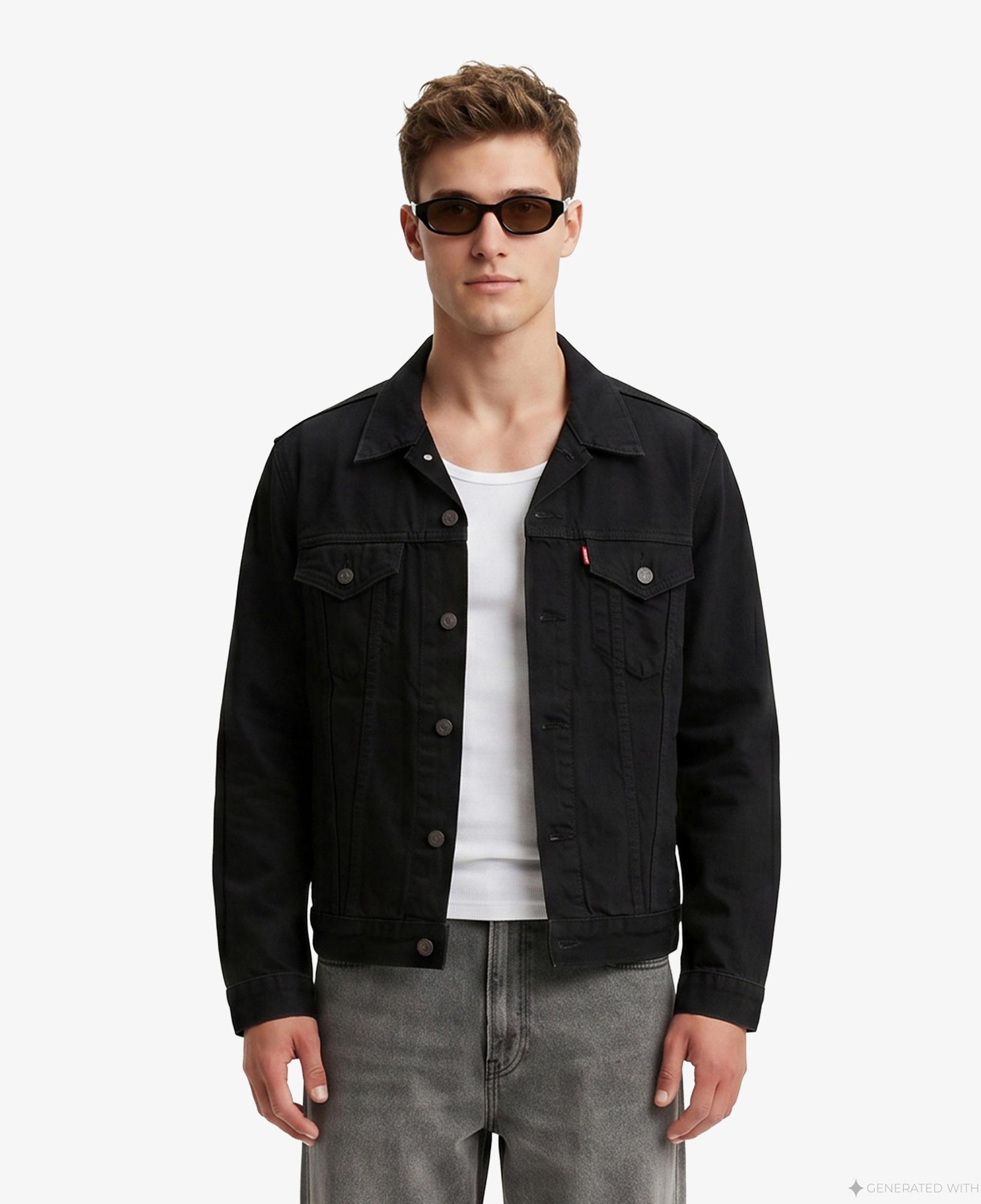 Levi's The Trucker Night Siyah Erkek Ceket