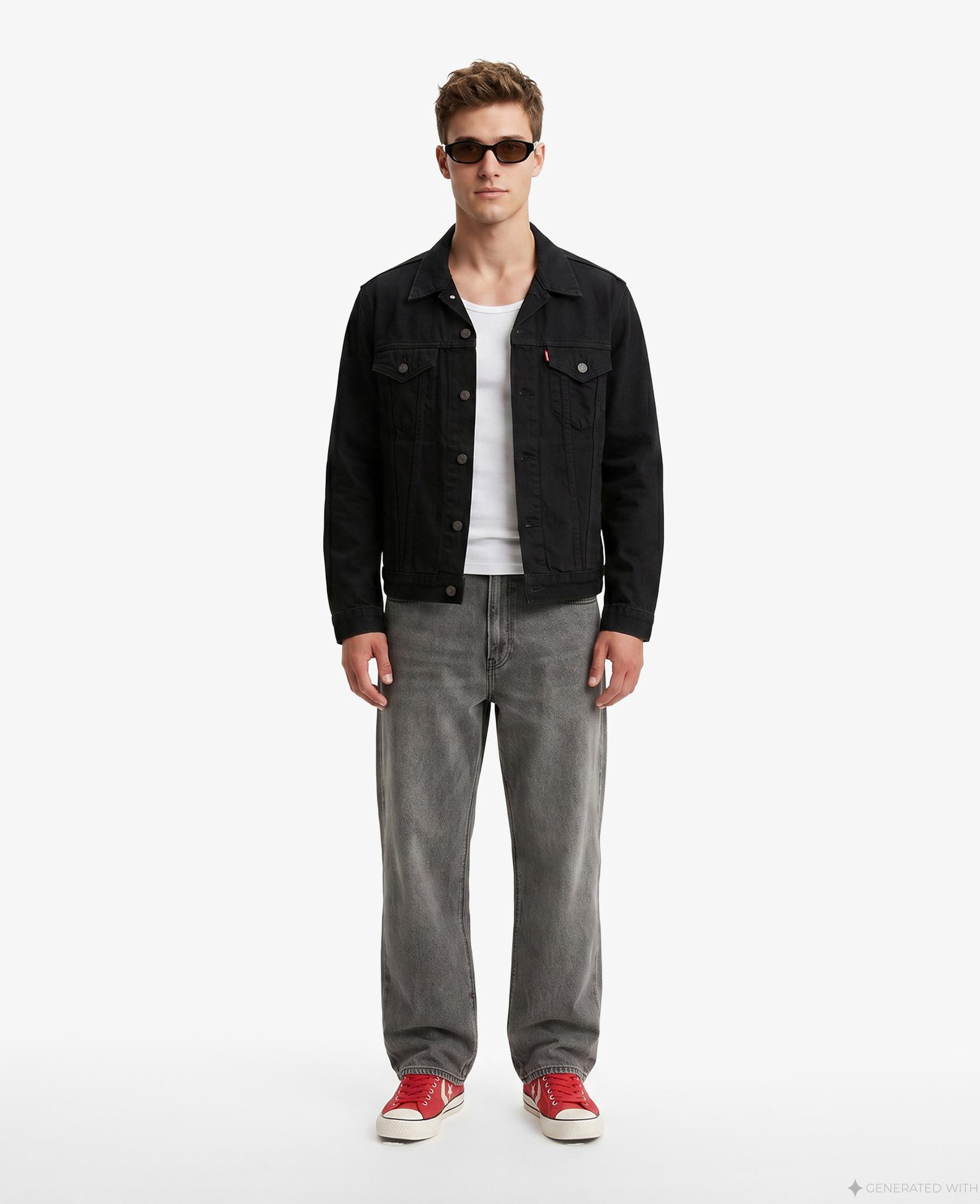 Levi's The Trucker Night Siyah Erkek Ceket
