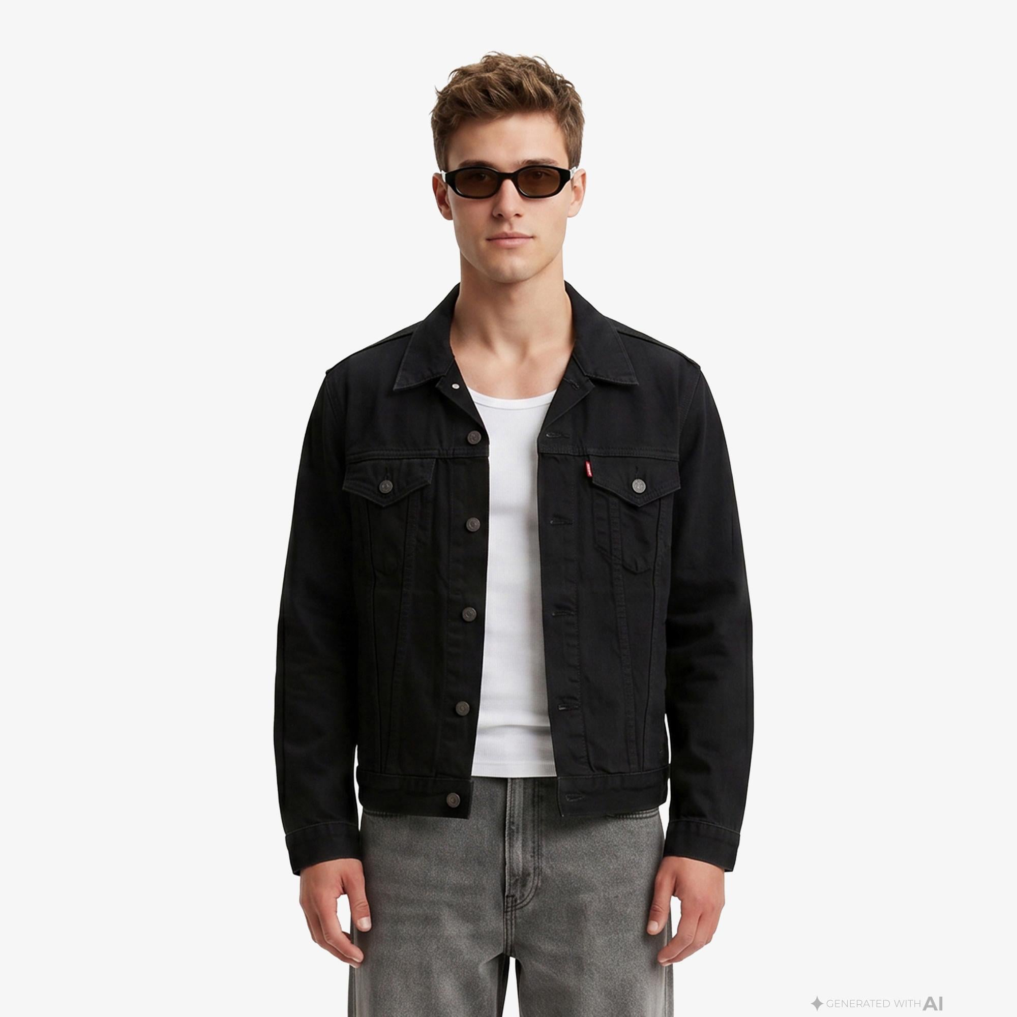 Levi's The Trucker Night Siyah Erkek Ceket