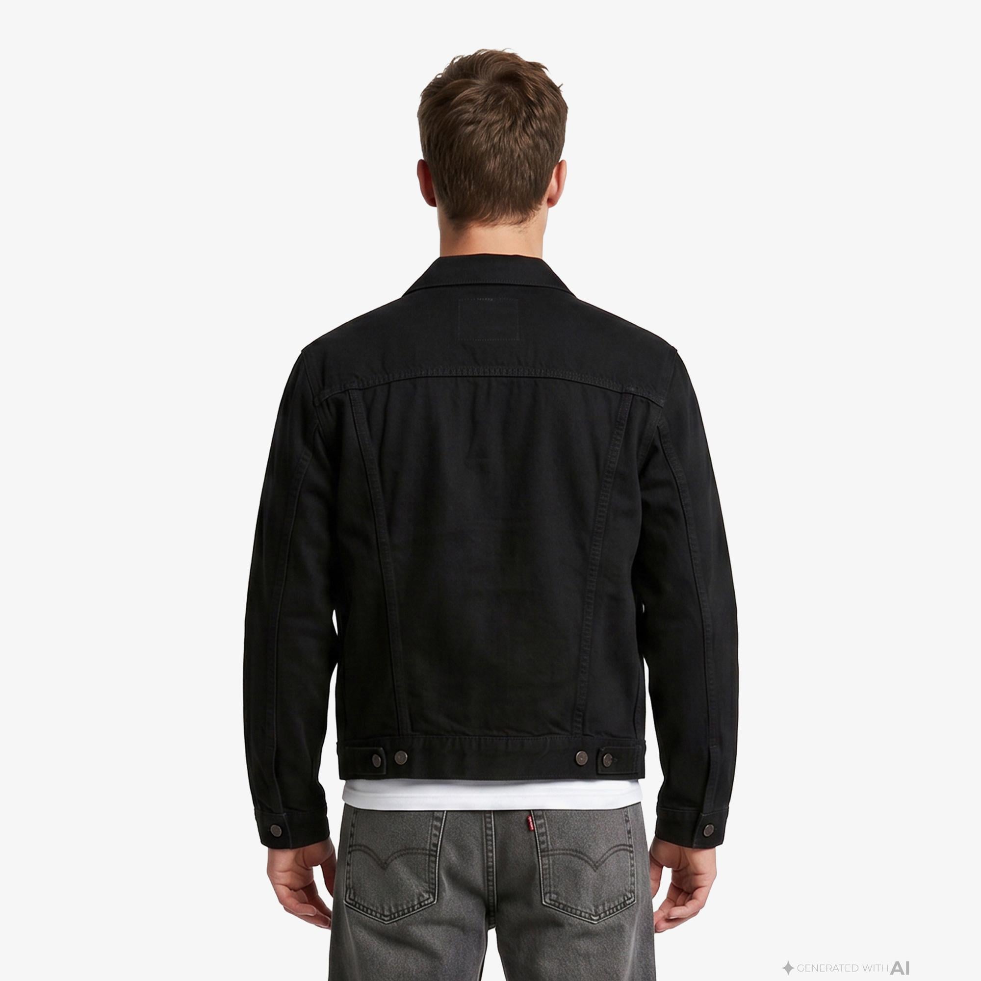 Levi's The Trucker Night Siyah Erkek Ceket