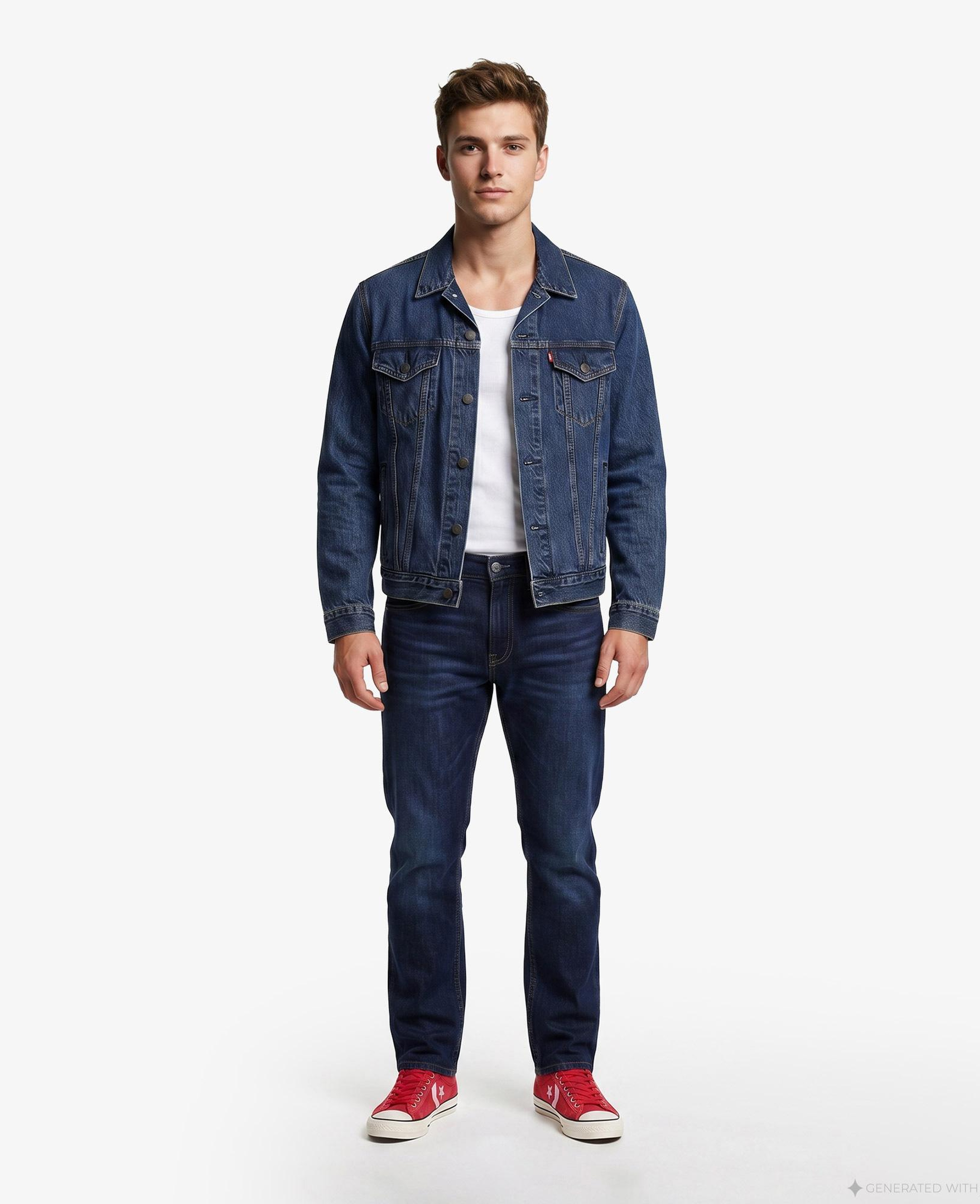 Levi's The Trucker Million Dollar Lacivert Erkek Ceket
