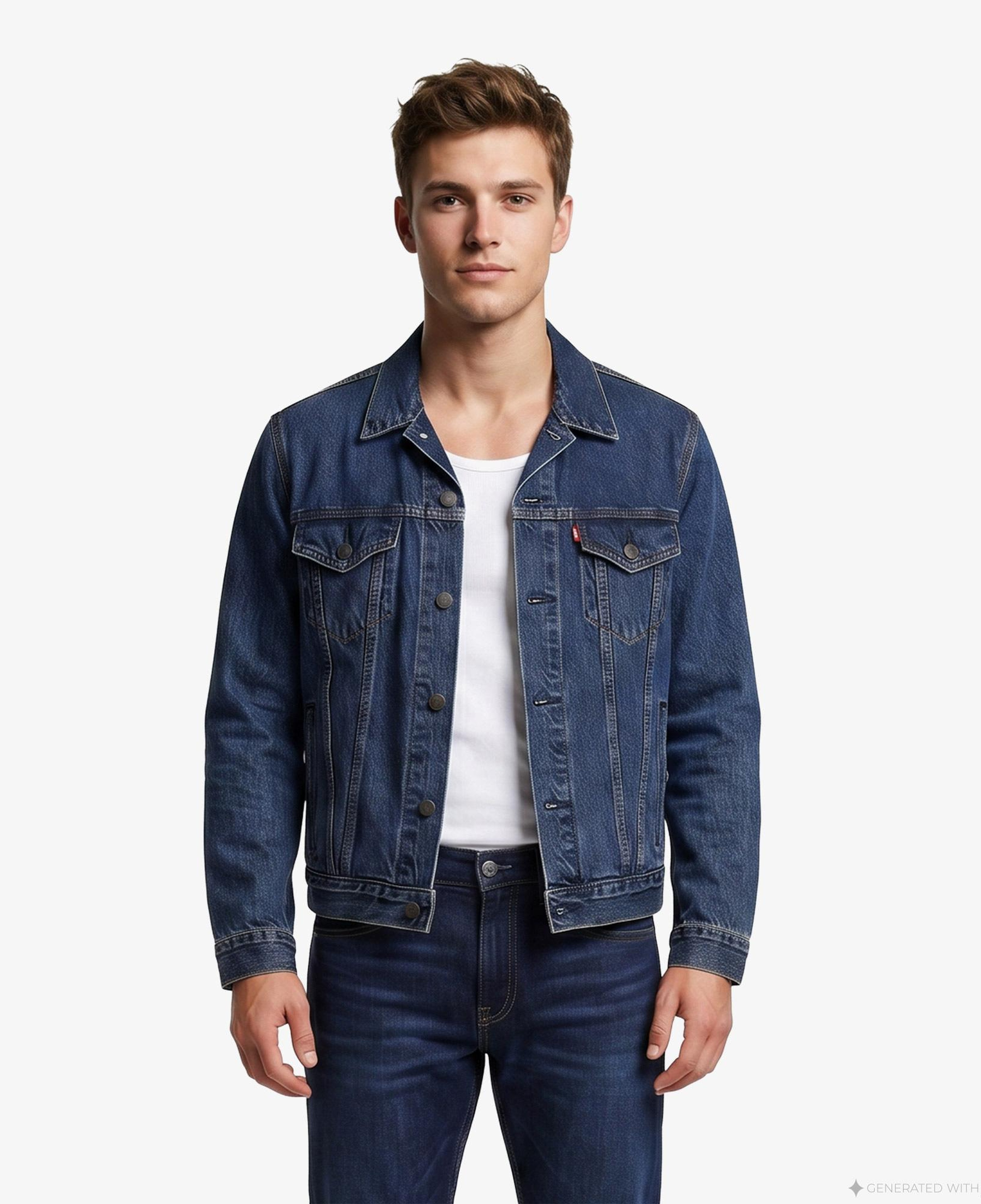 Levi's The Trucker Million Dollar Lacivert Erkek Ceket