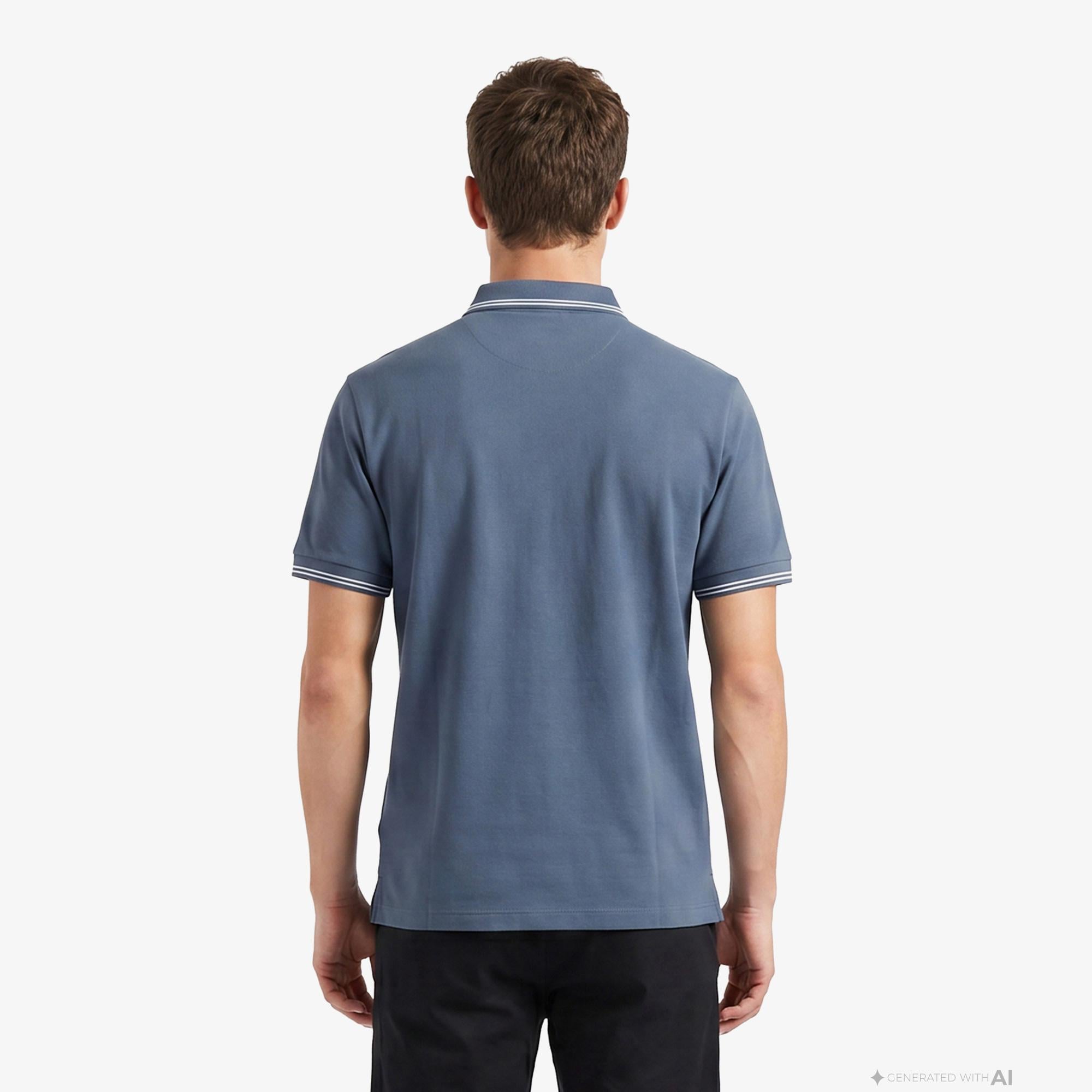 Armani Exchange Erkek Mavi Polo
