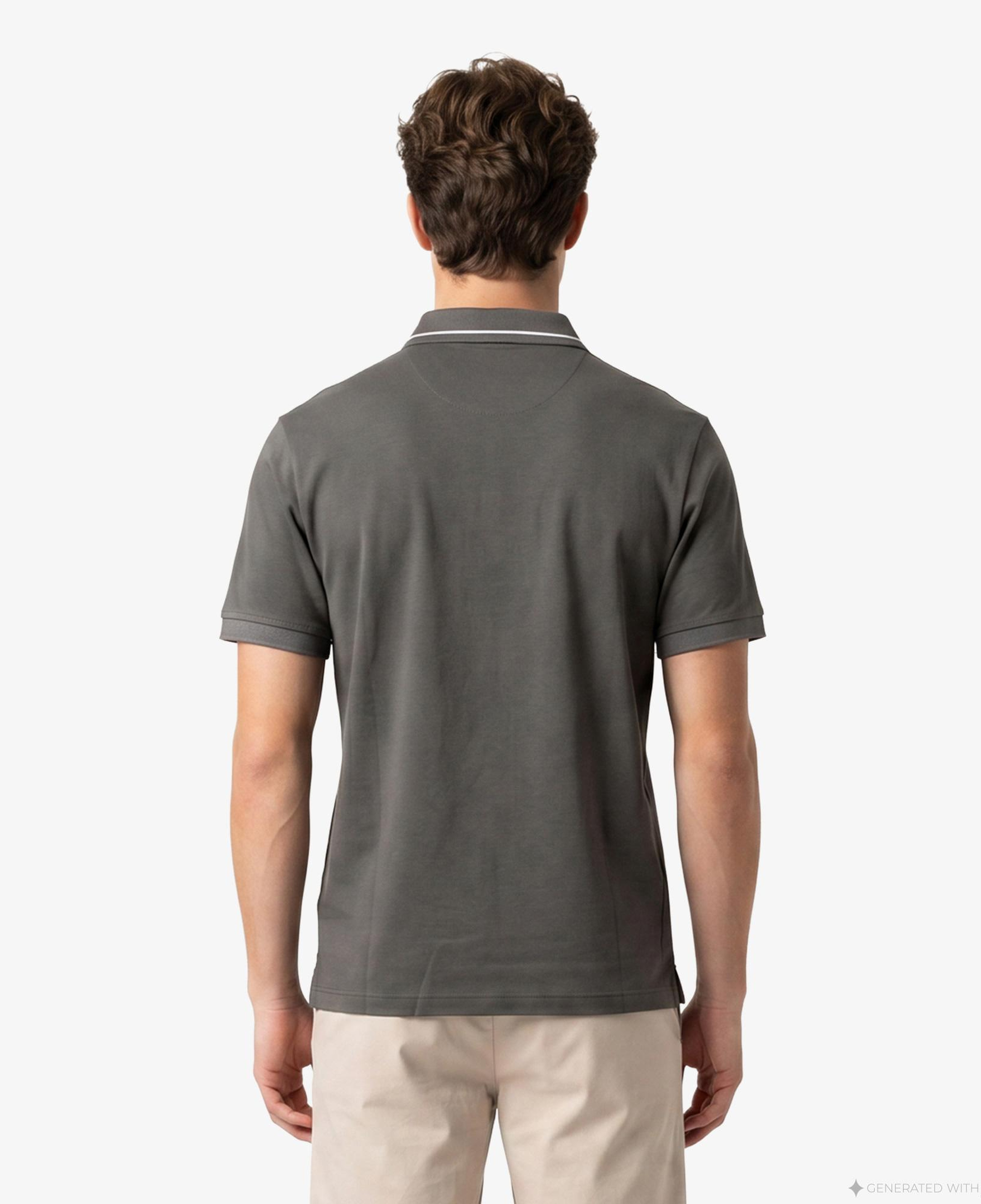 Armani Exchange Erkek Gri Polo