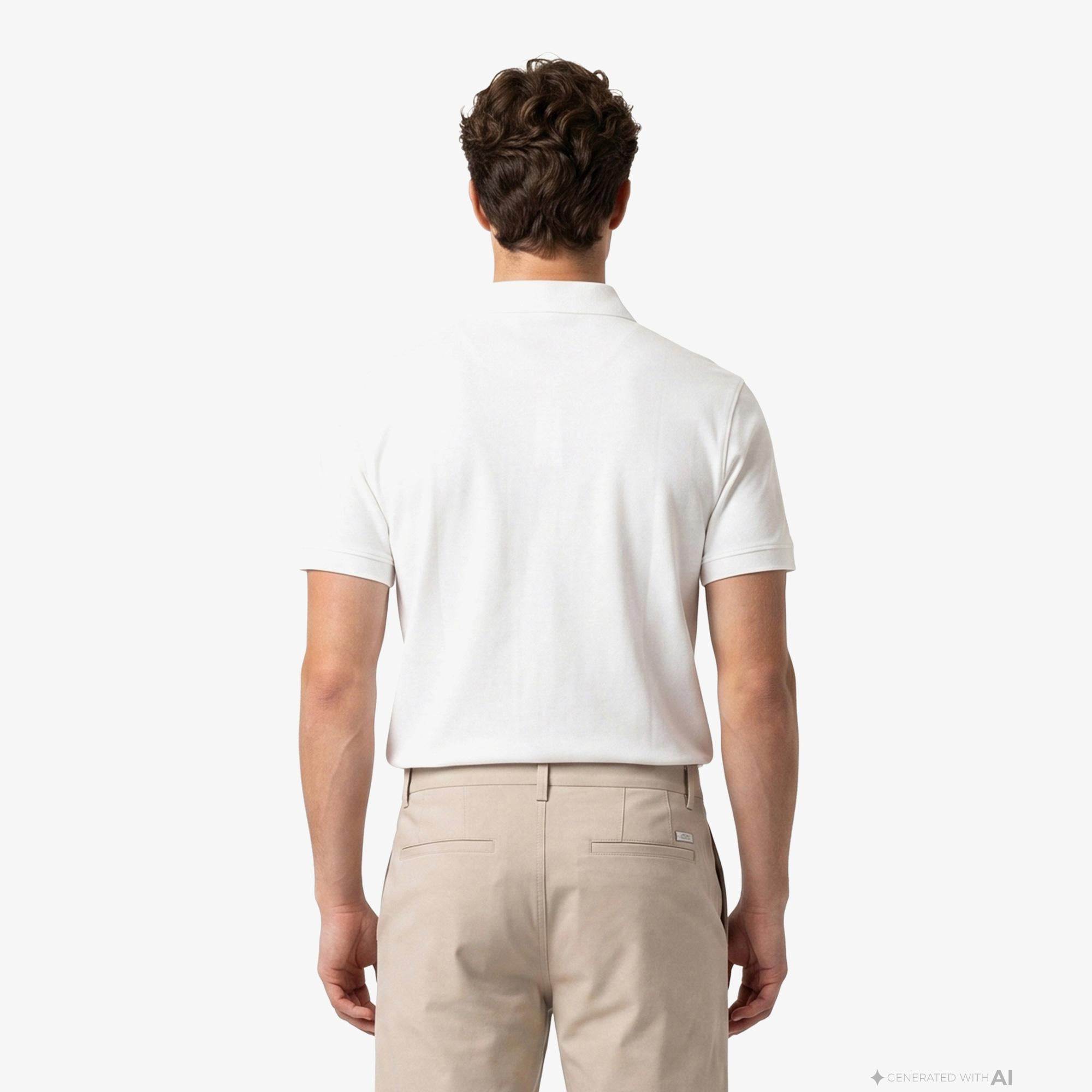 Armani Exchange Erkek Beyaz Polo