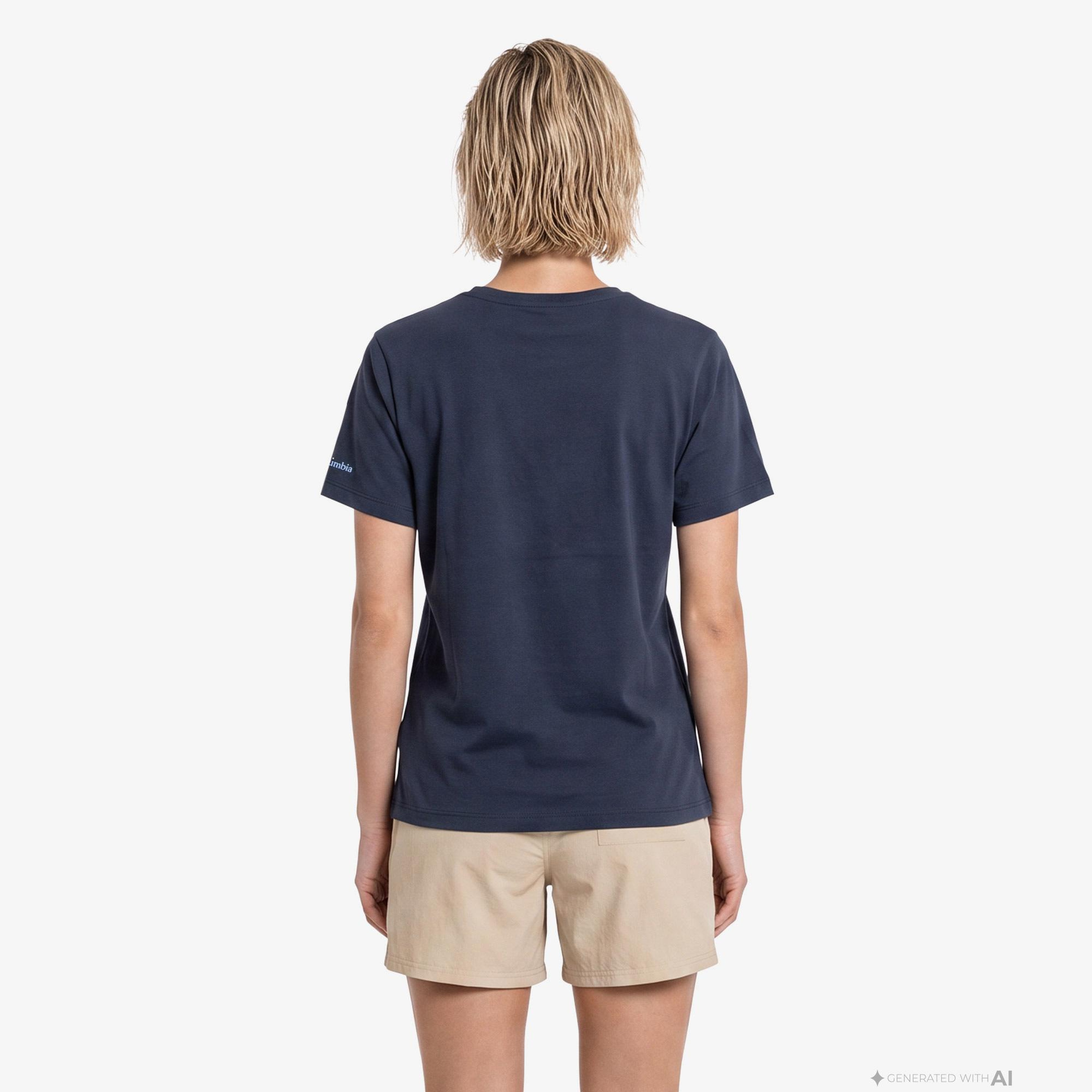 Columbia Wisterian Kadın Lacivert T-Shirt