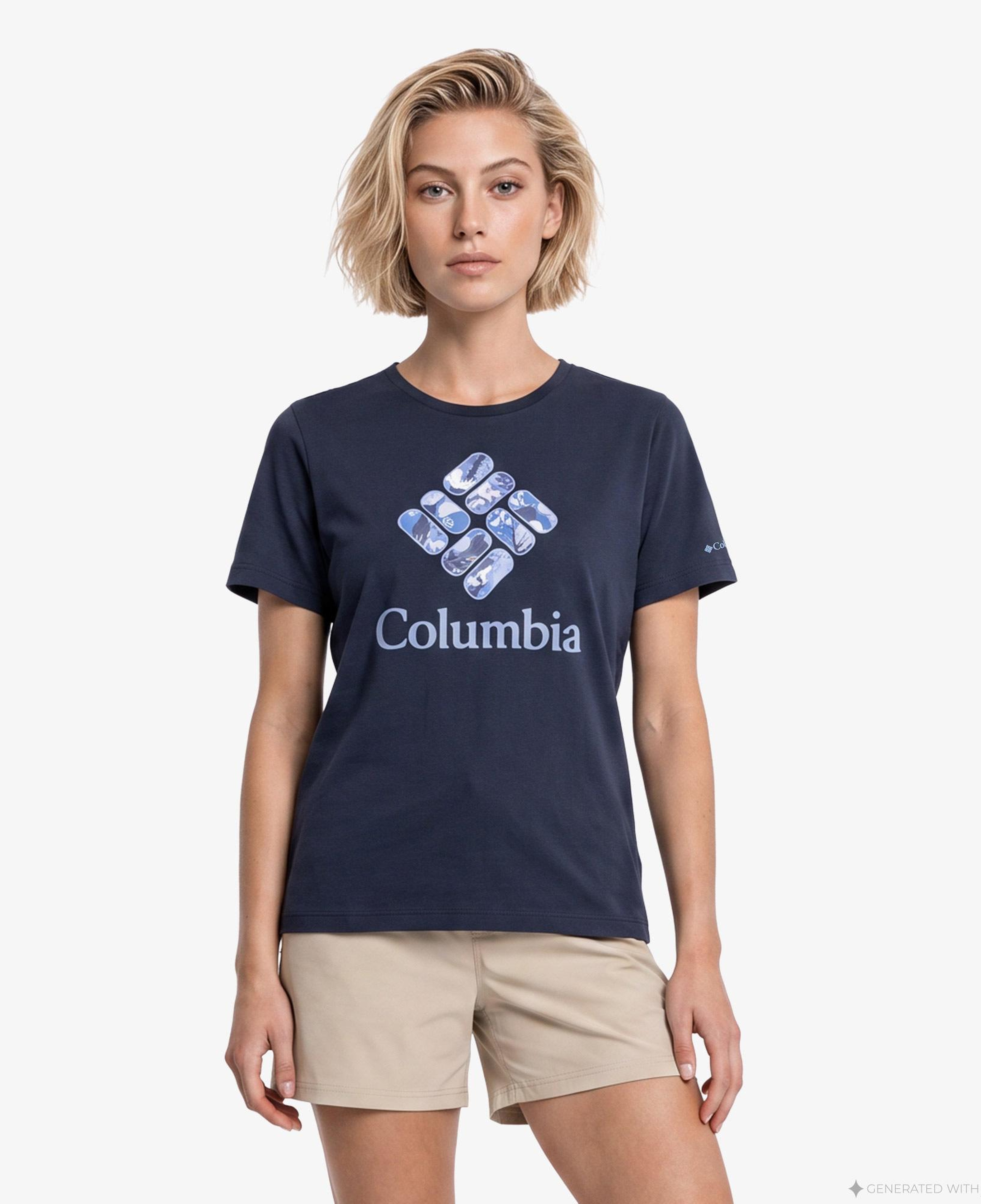 Columbia Wisterian Kadın Lacivert T-Shirt