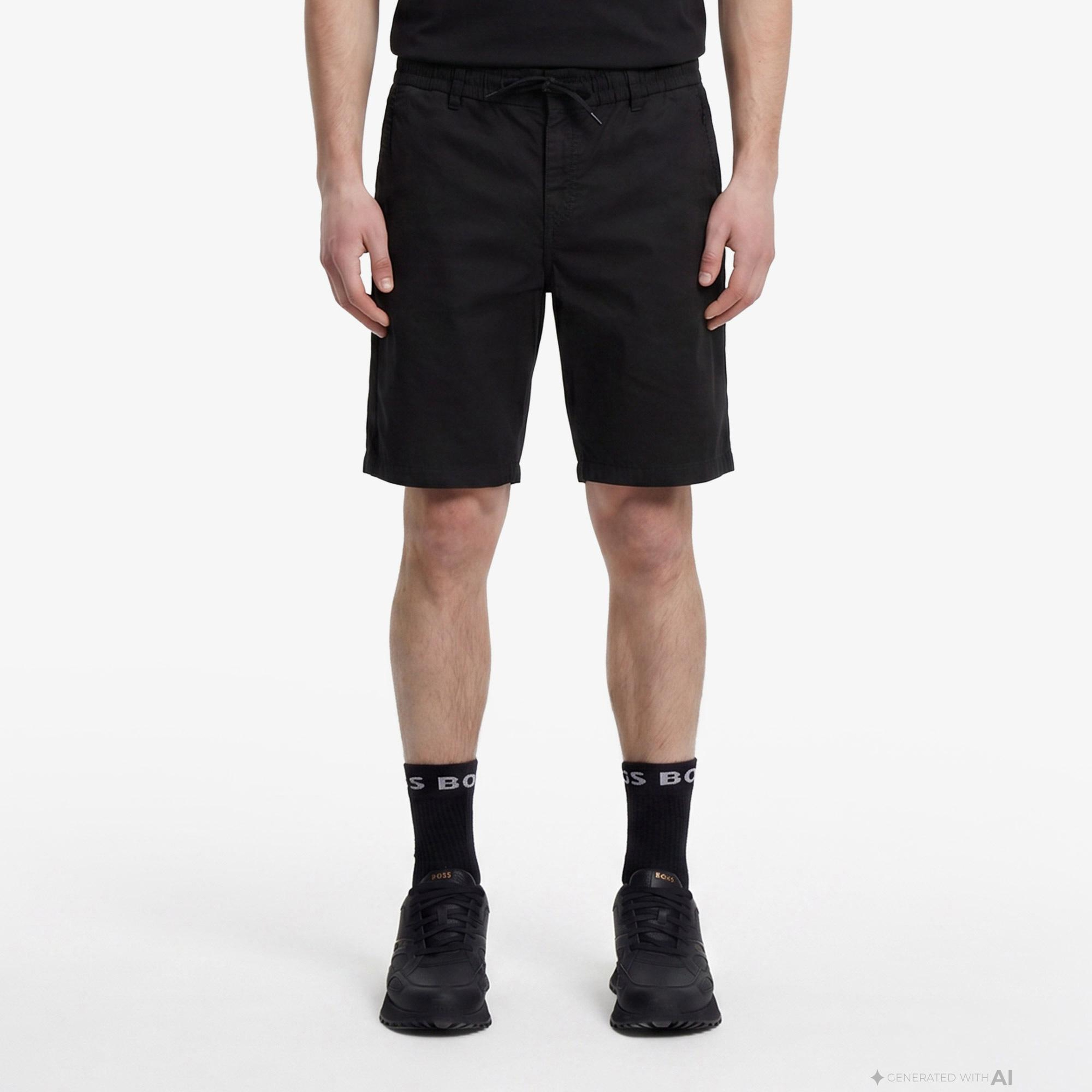 Boss Tapered Erkek Siyah Pantolon