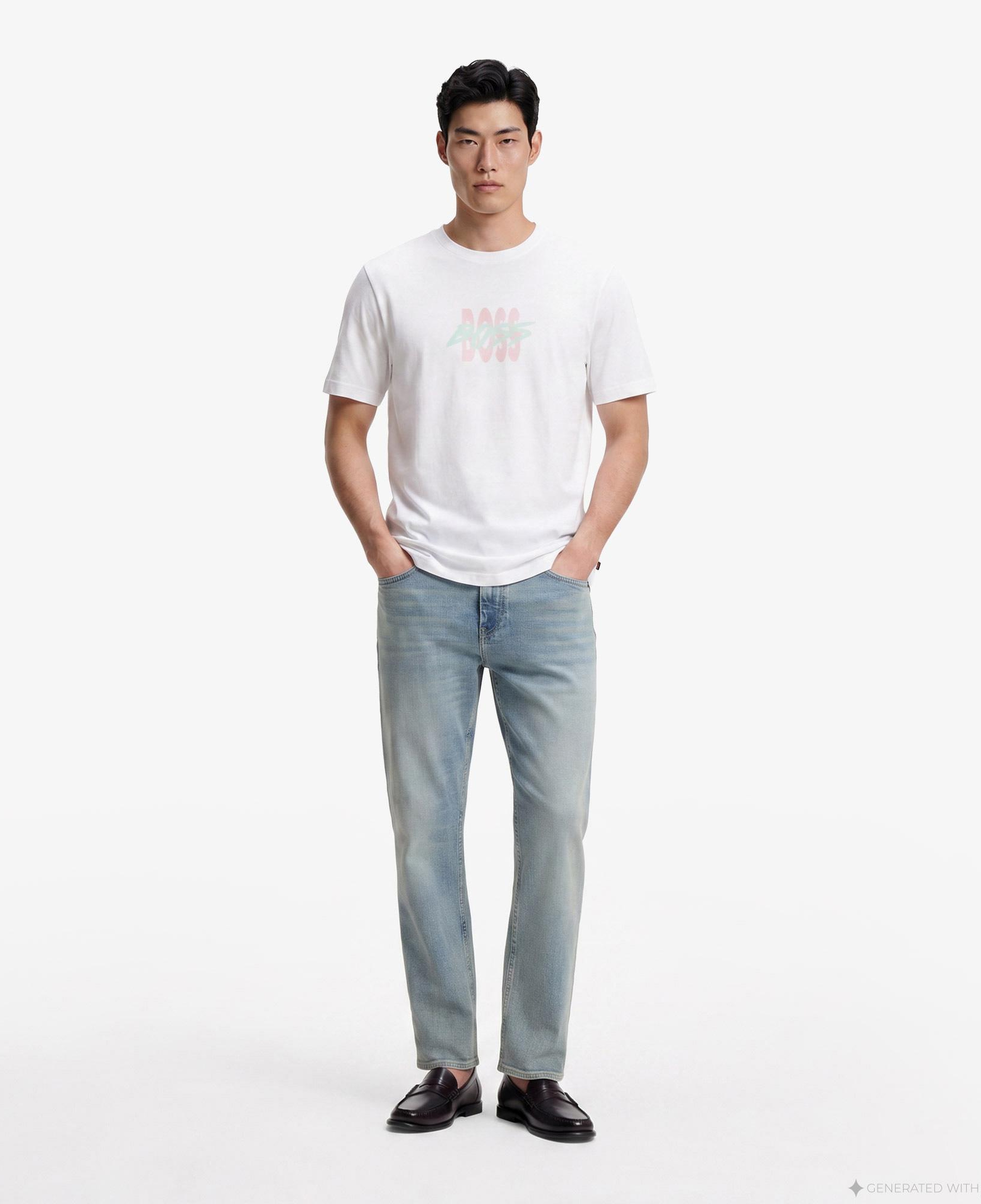 Boss Bass Erkek Beyaz T-Shirt