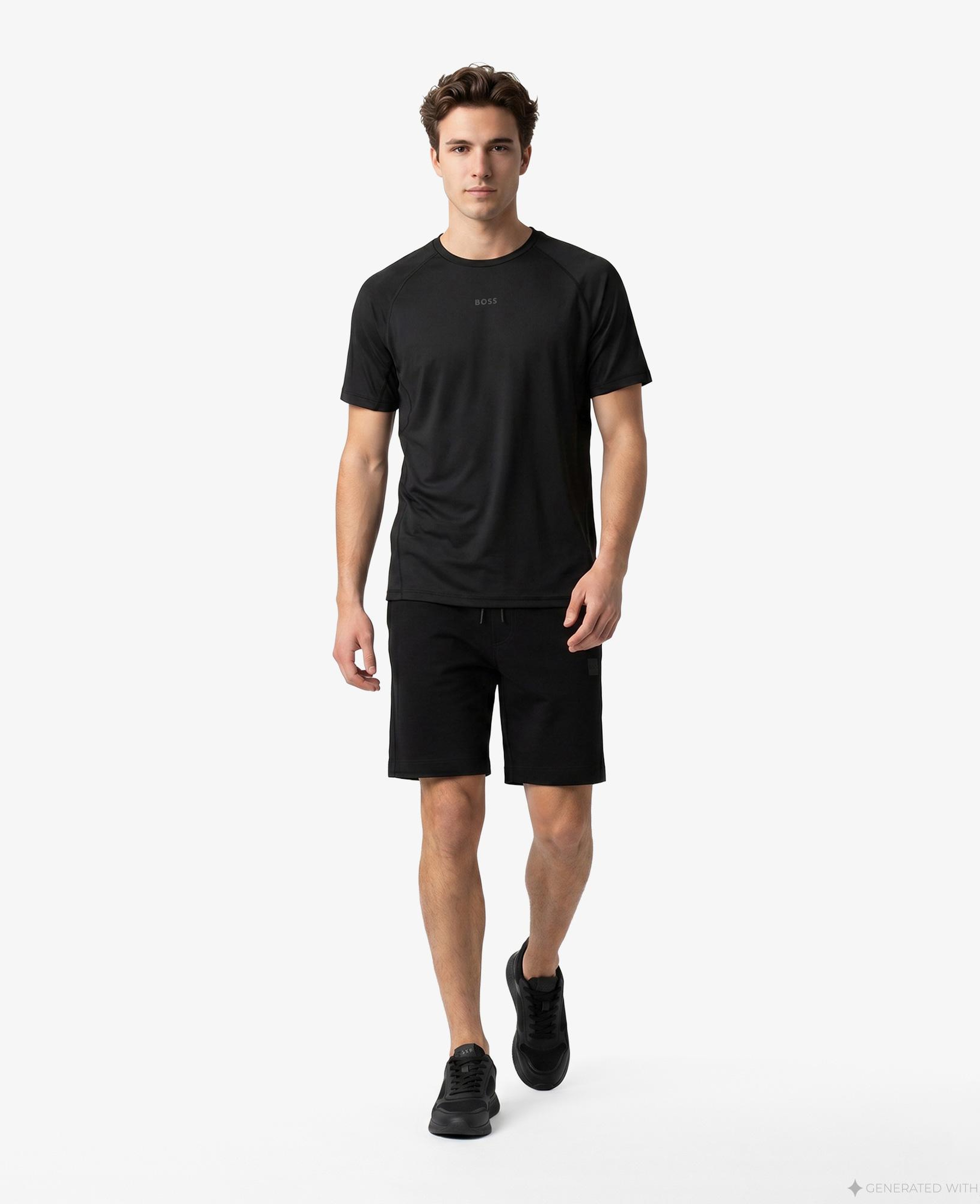 Boss Active Erkek Siyah T-Shirt