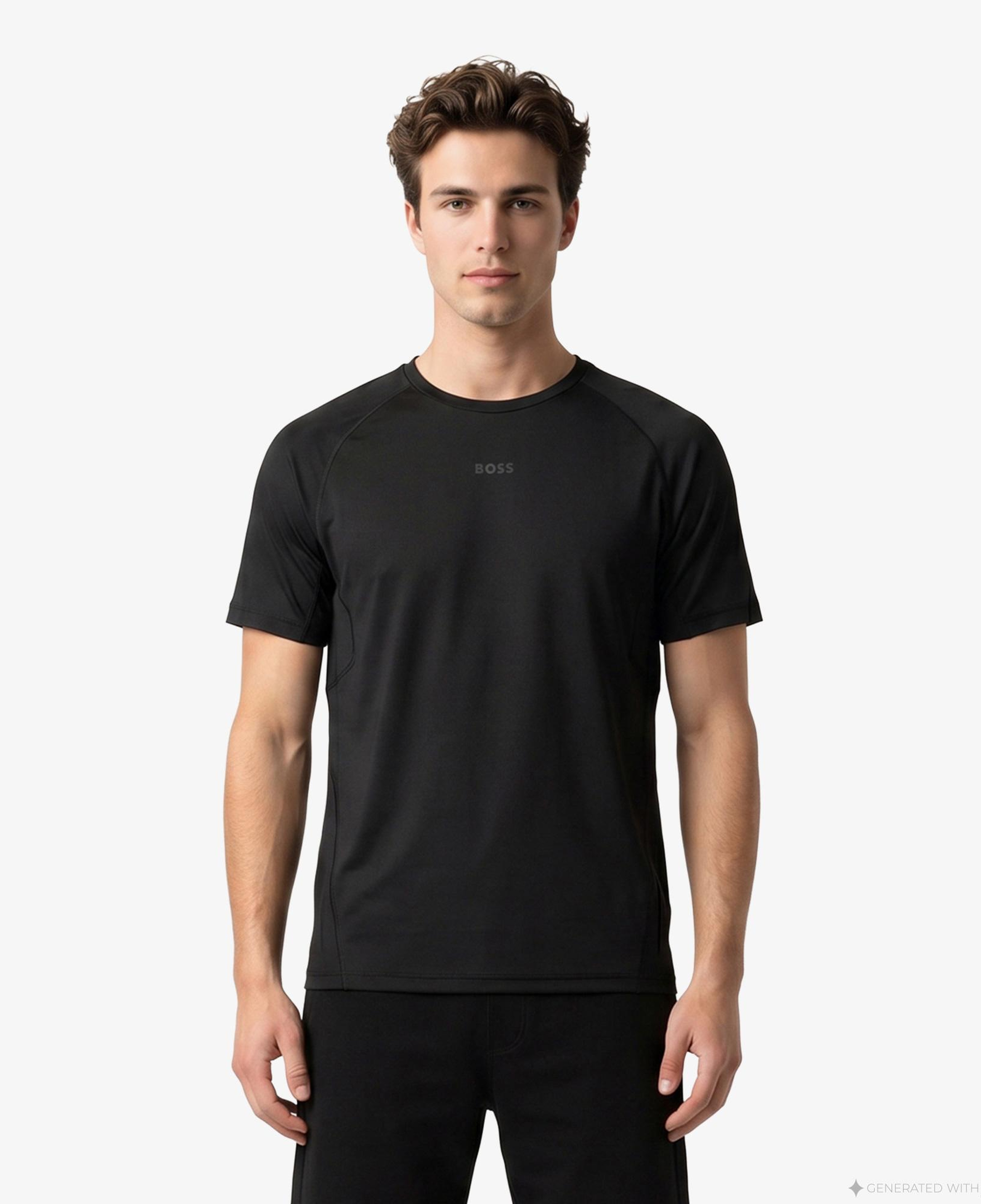 Boss Active Erkek Siyah T-Shirt