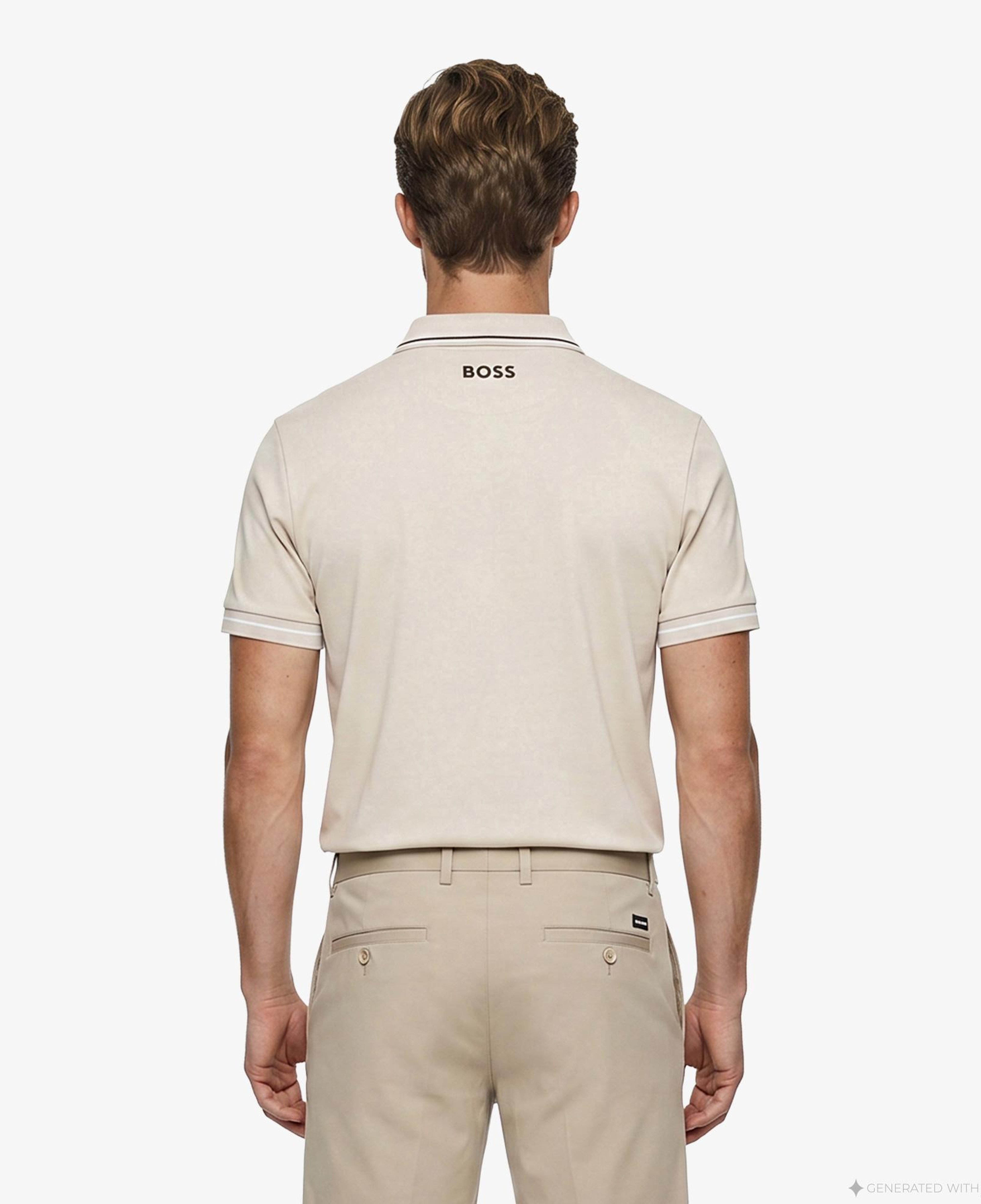 Boss Paul Pro Erkek Bej Polo