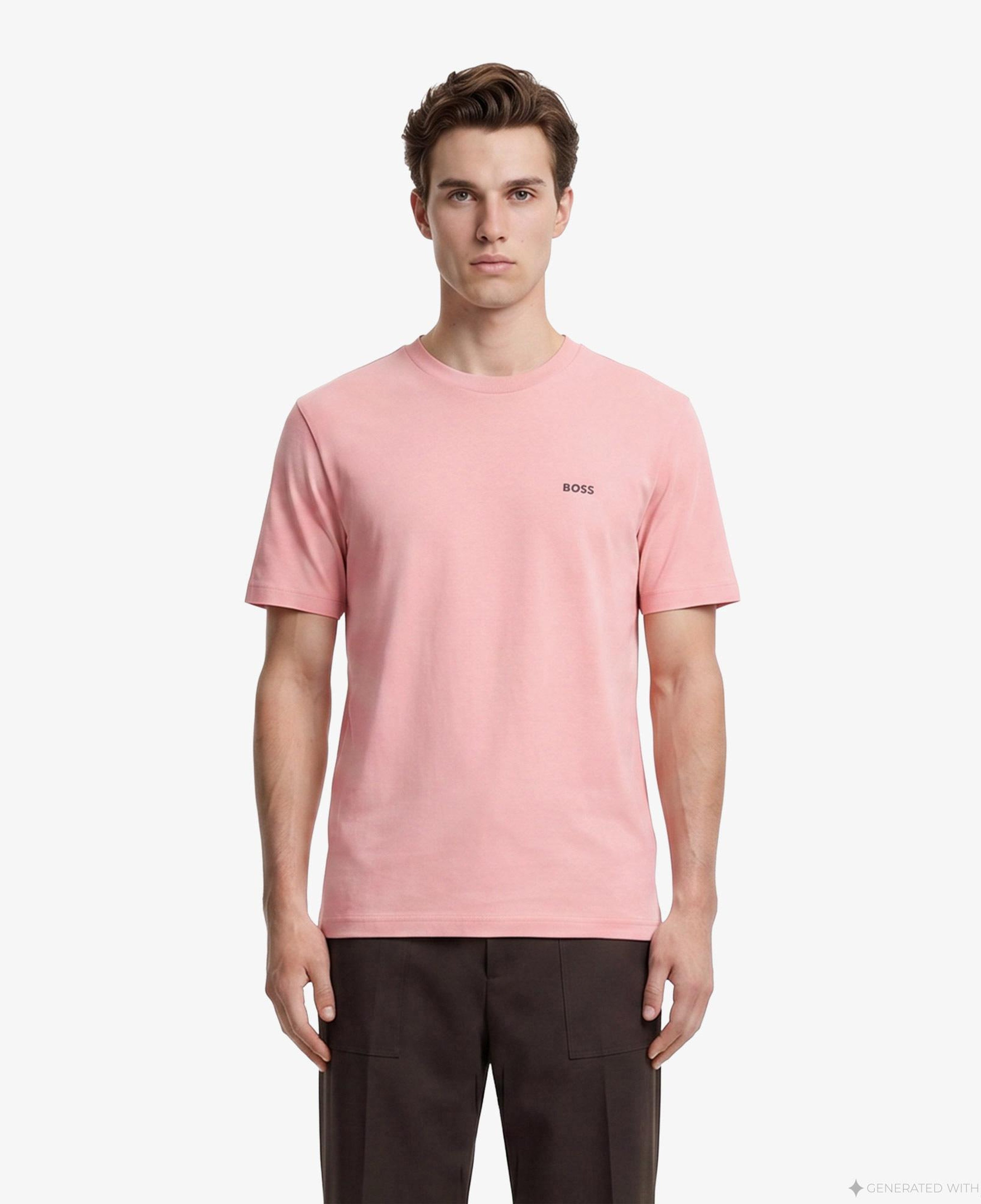 Boss Erkek Pembe T-Shirt