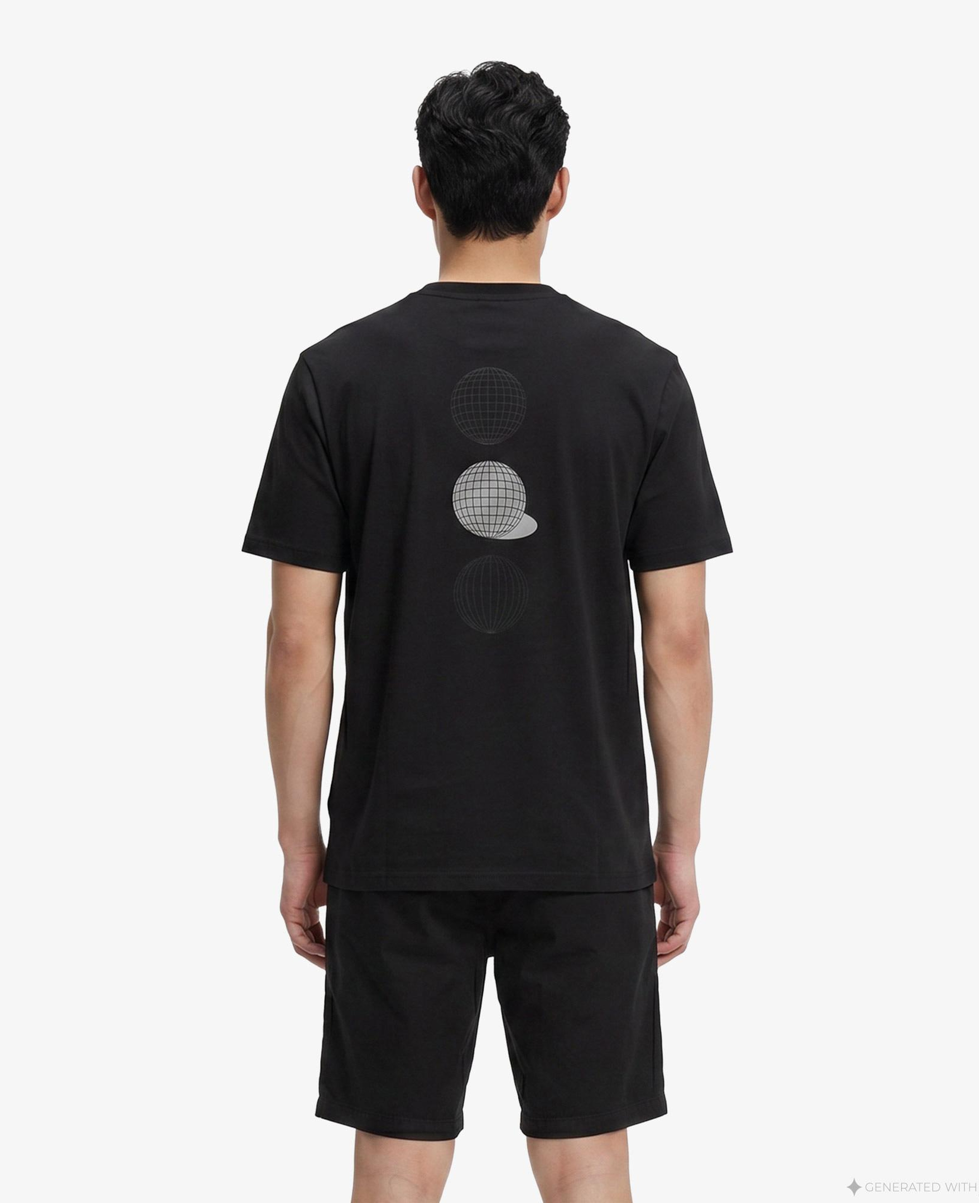 Boss Terrace Graphic Erkek Siyah T-Shirt