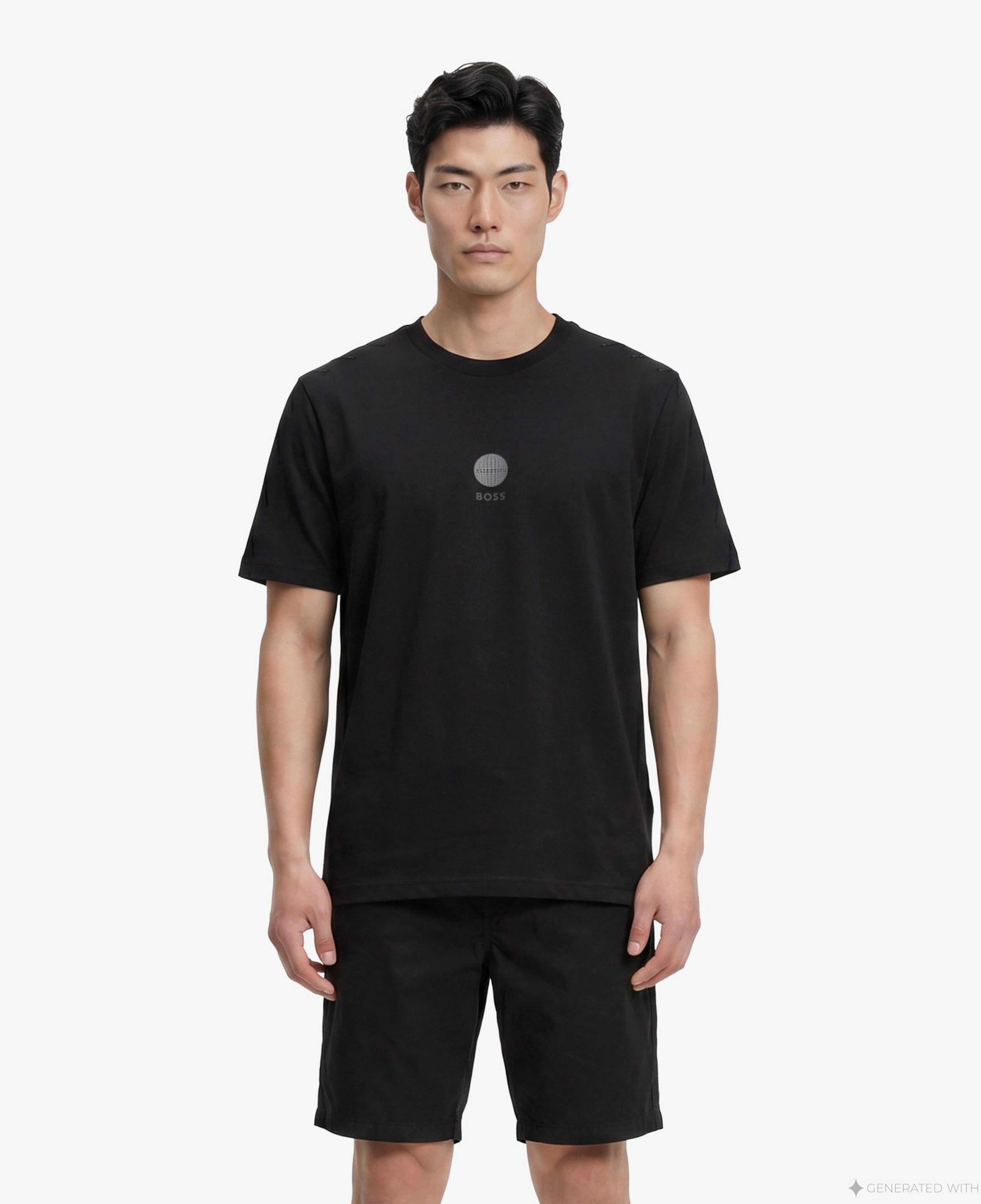 Boss Terrace Graphic Erkek Siyah T-Shirt