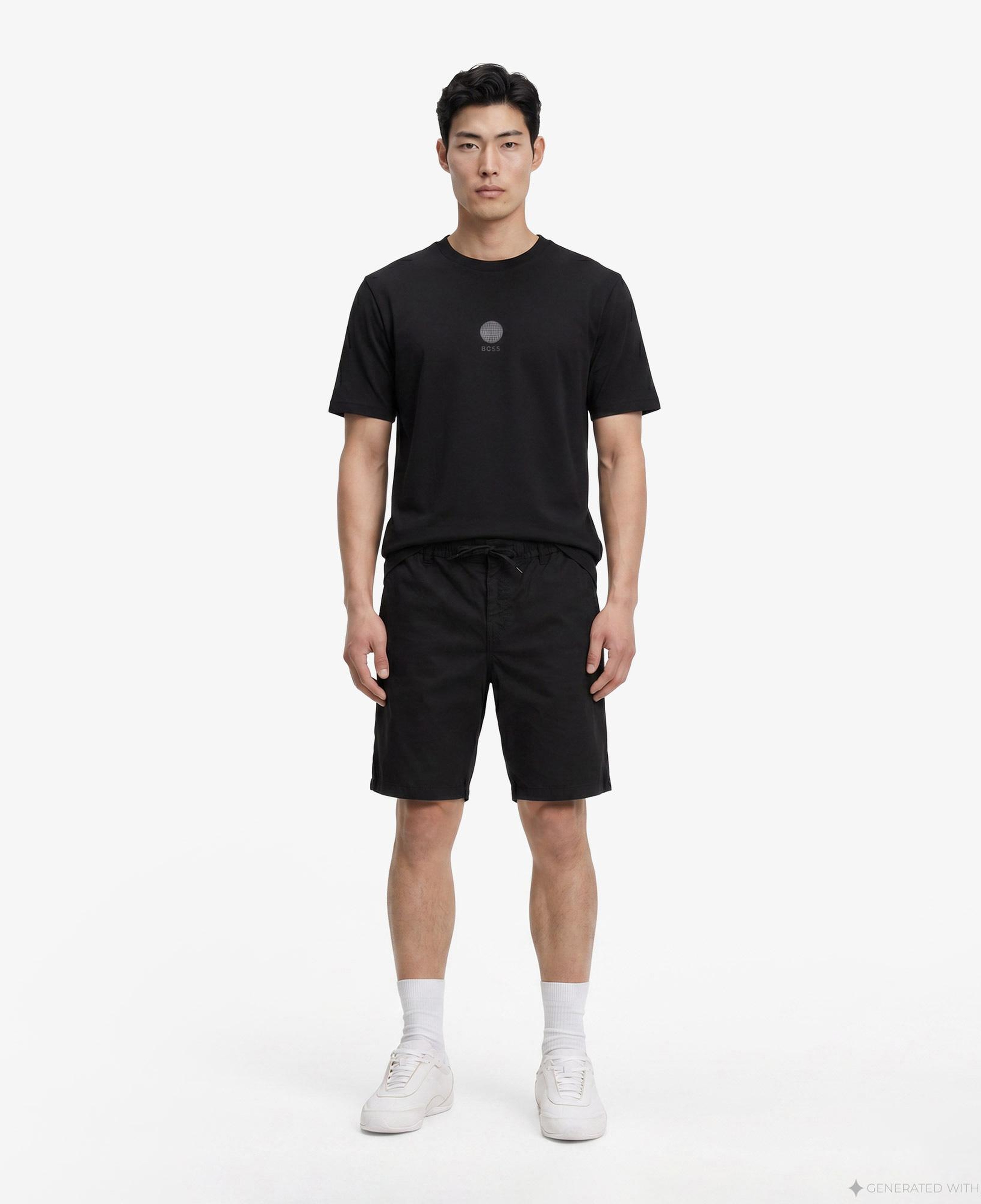 Boss Terrace Graphic Erkek Siyah T-Shirt