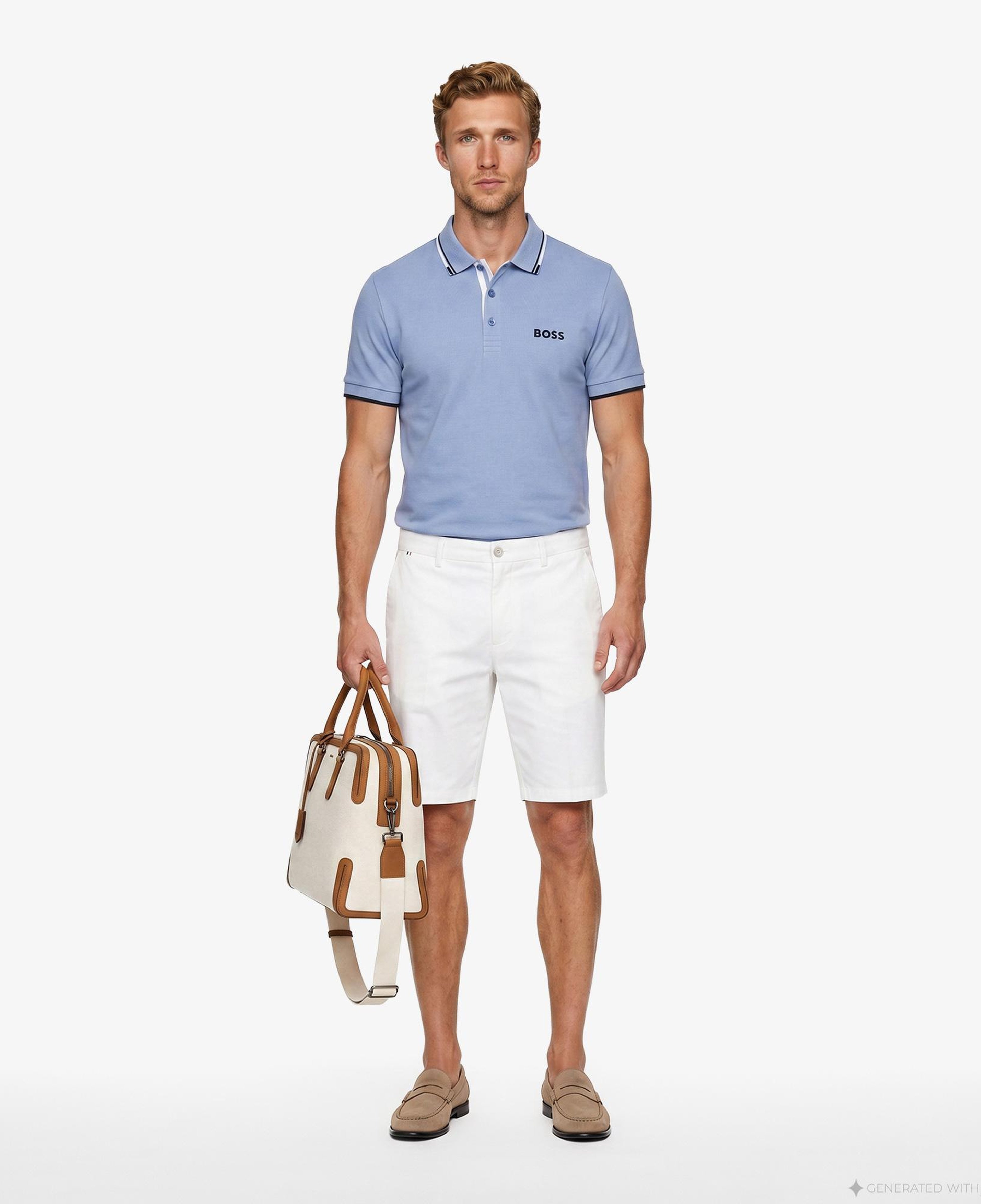 Boss Paddy Pro Erkek Mavi Polo