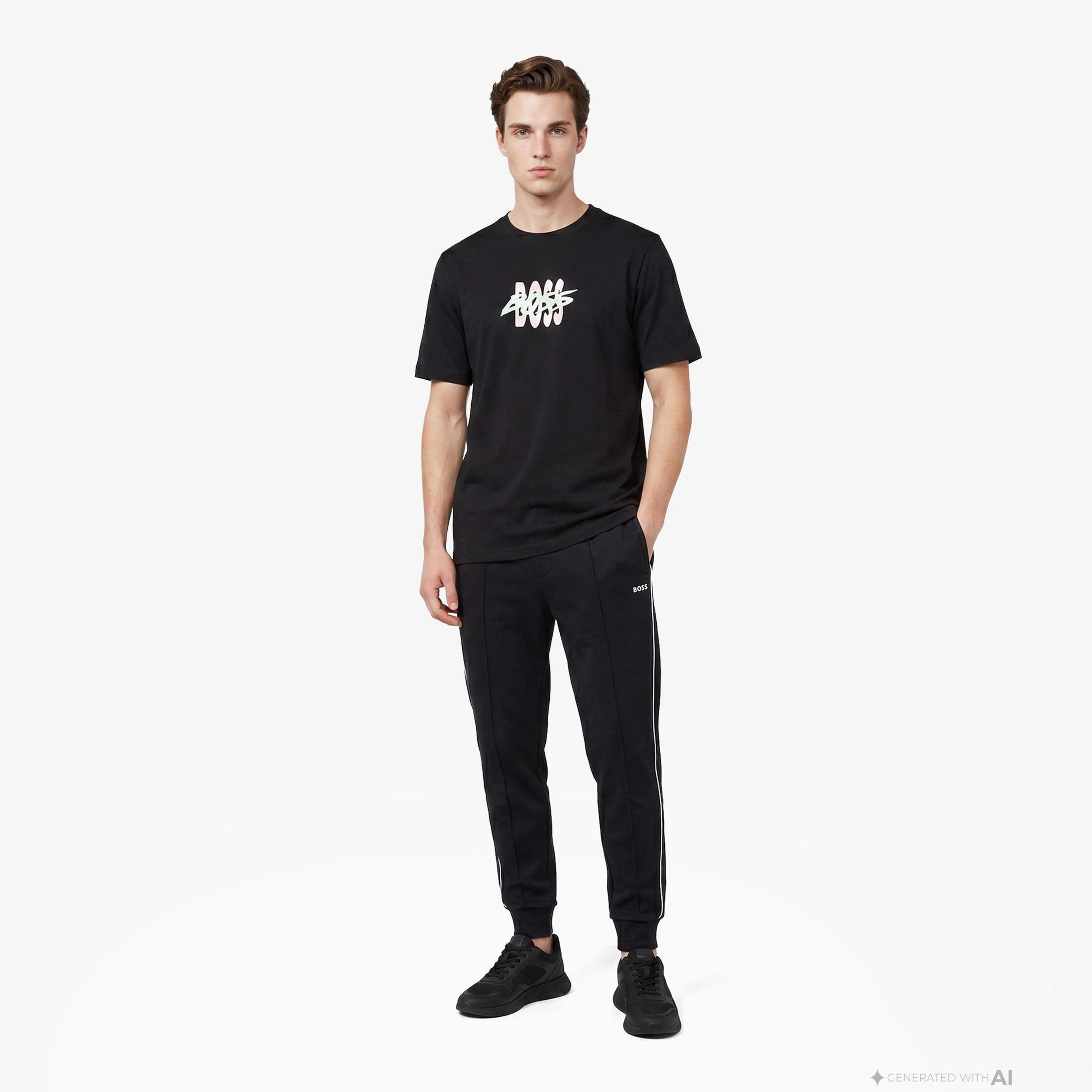 Boss Bass Erkek Siyah T-Shirt