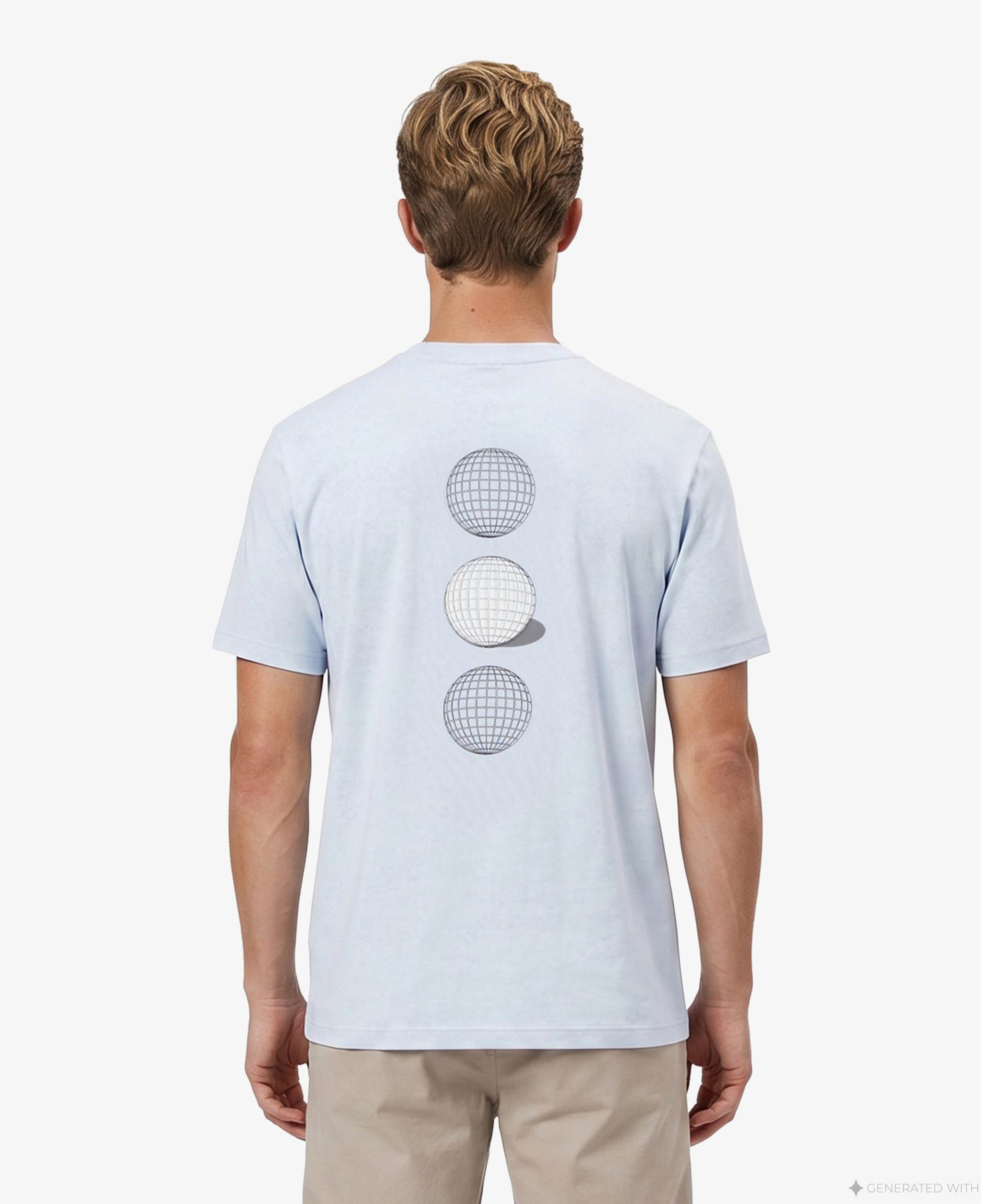 Boss Terrace Graphic Erkek Mavi T-Shirt