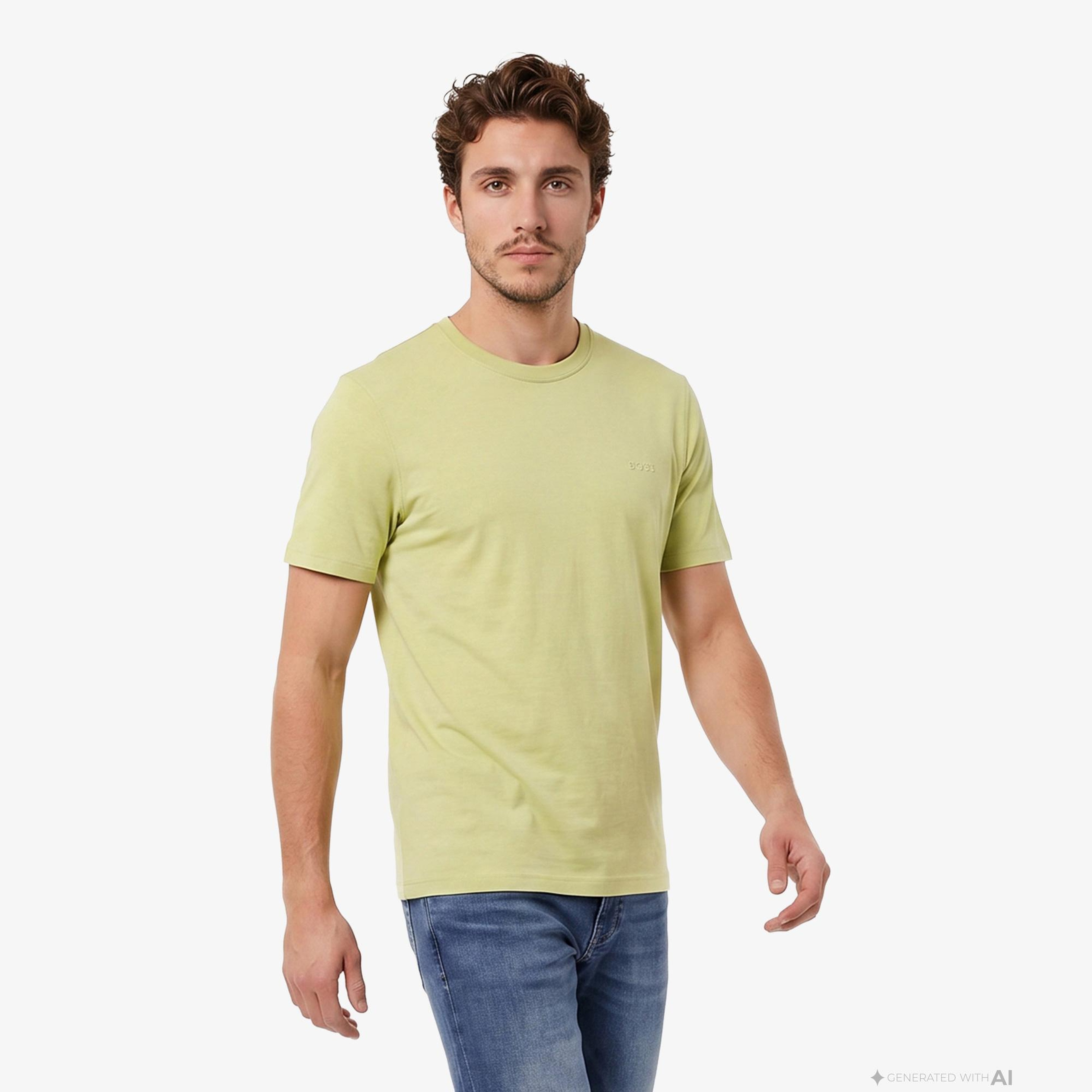 Boss Tegood Erkek Bej T-Shirt
