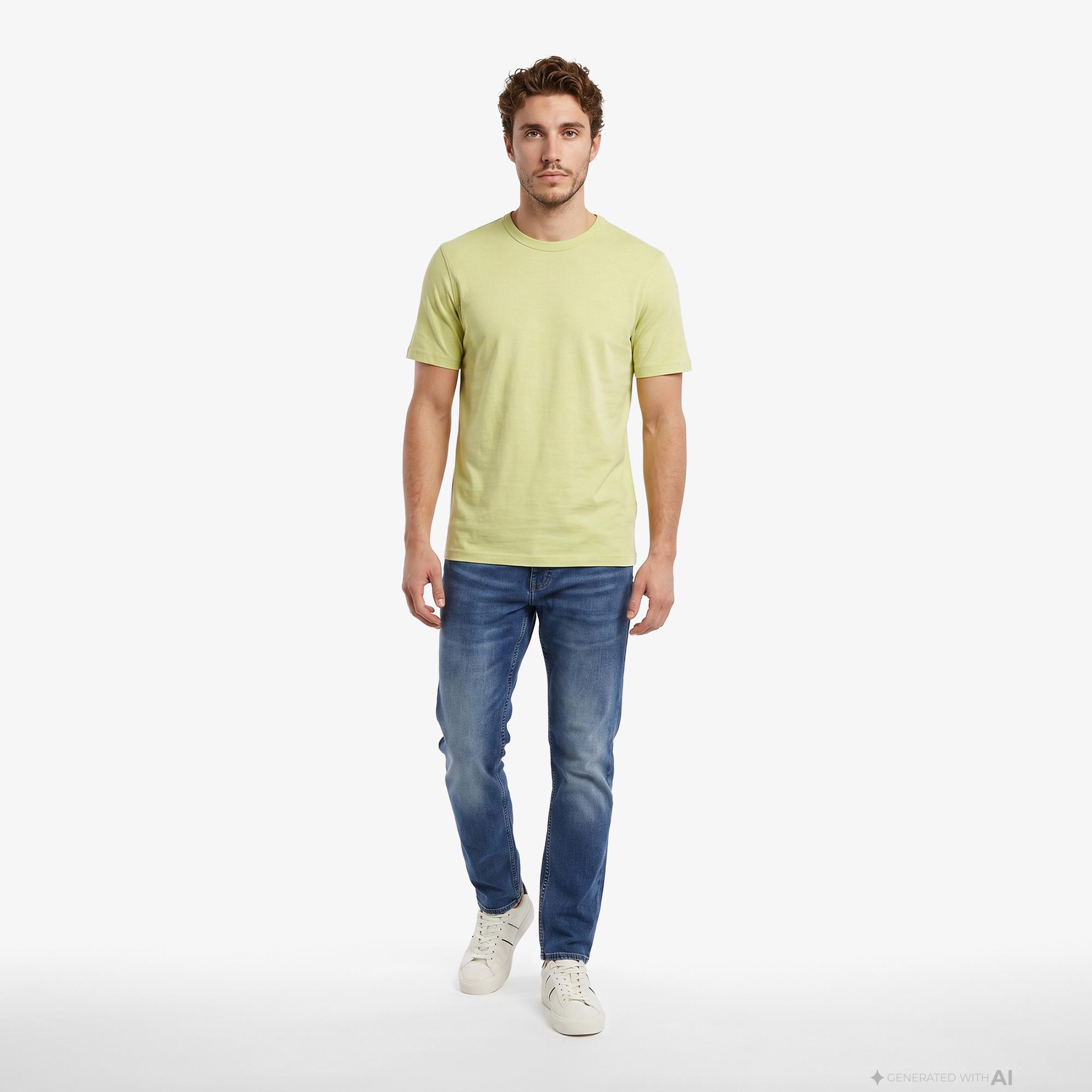 Boss Tegood Erkek Bej T-Shirt