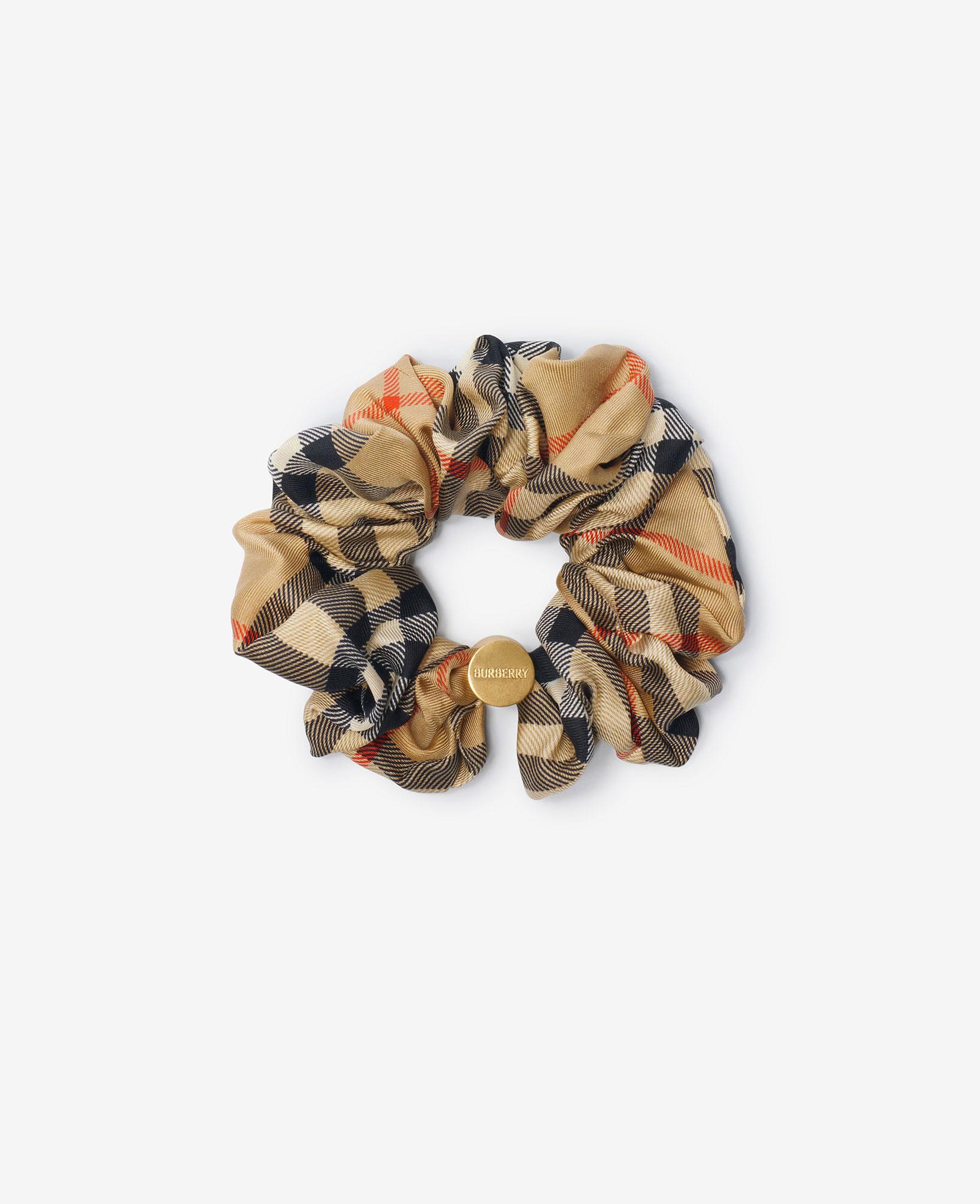Burberry Sılk Check Scrunchıe Kadın Bej Toka