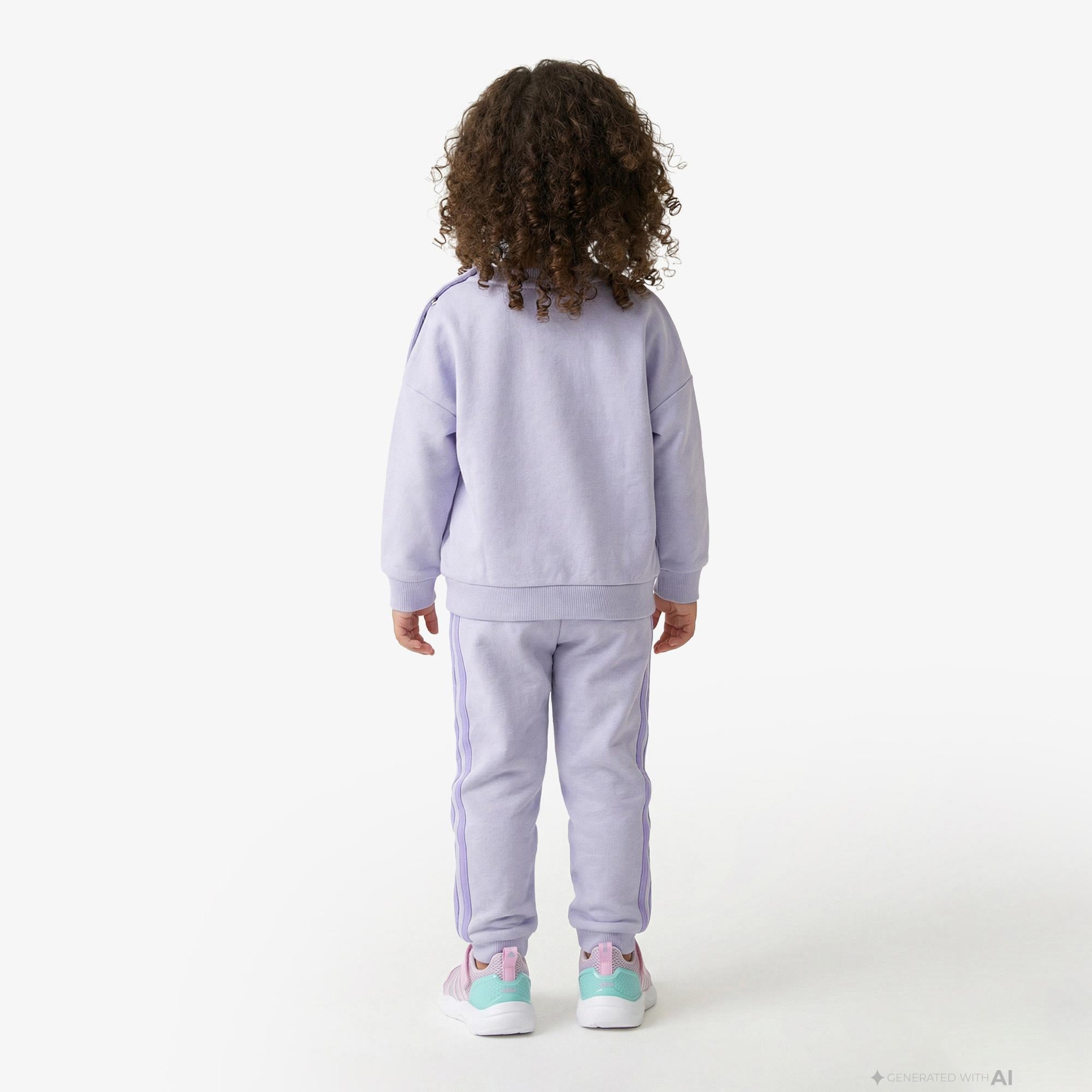 adidas x Disney Lilo & Stitch Çocuk Mor Eşofman Takımı