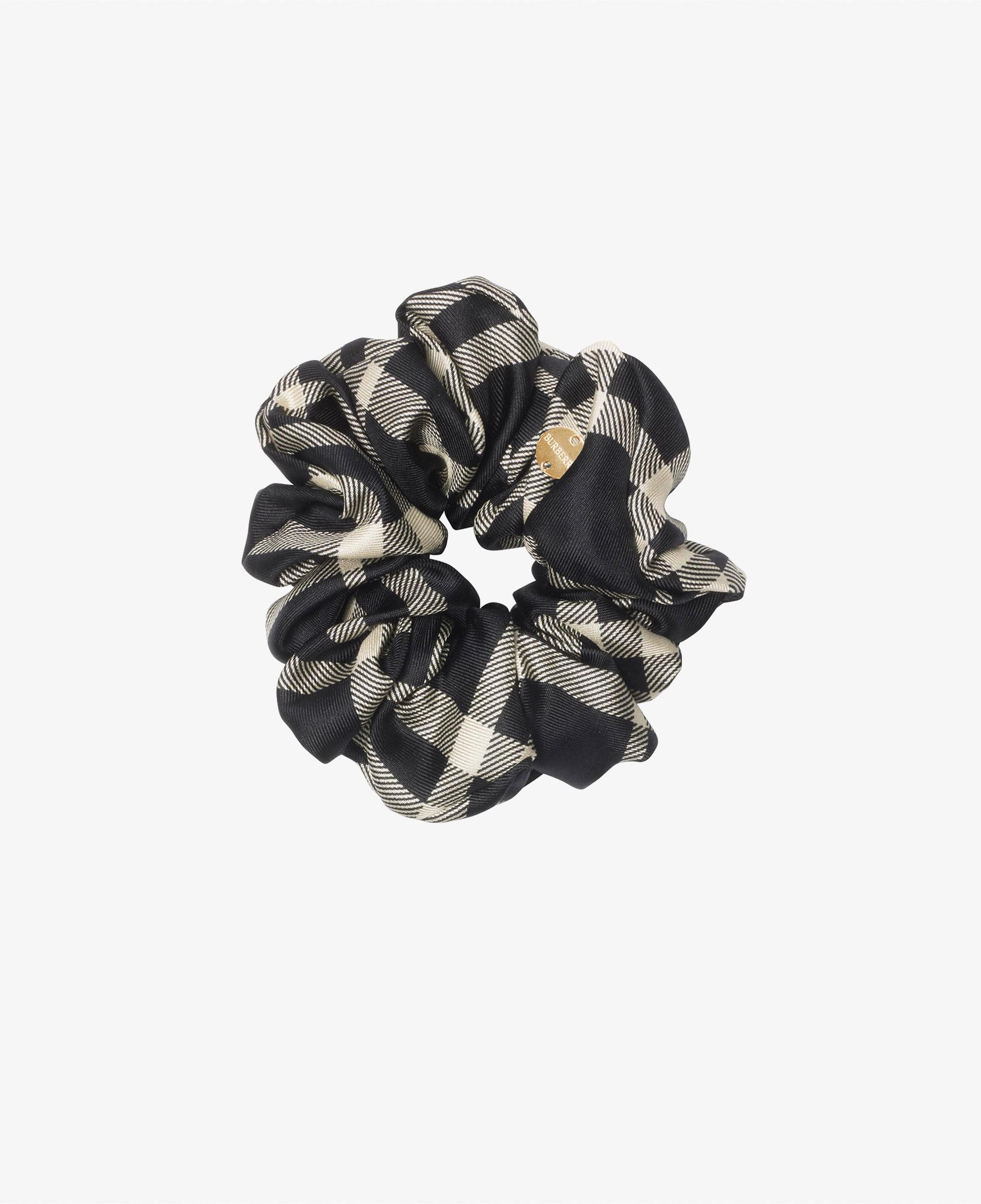 Burberry Scrunchie With Charm Kadın Siyah Toka
