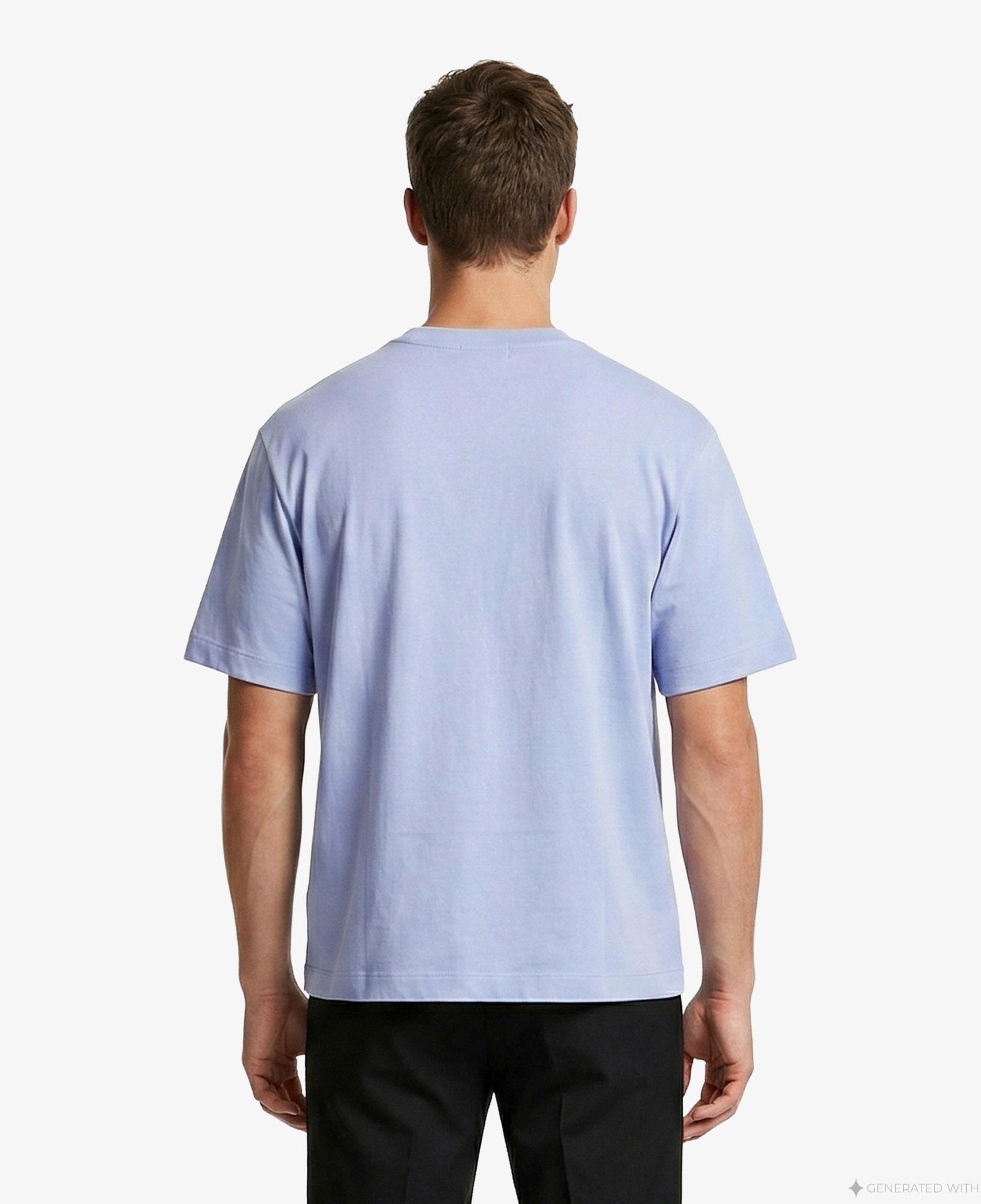 Calvin Klein Easy Monogram Erkek Mavi T-Shirt