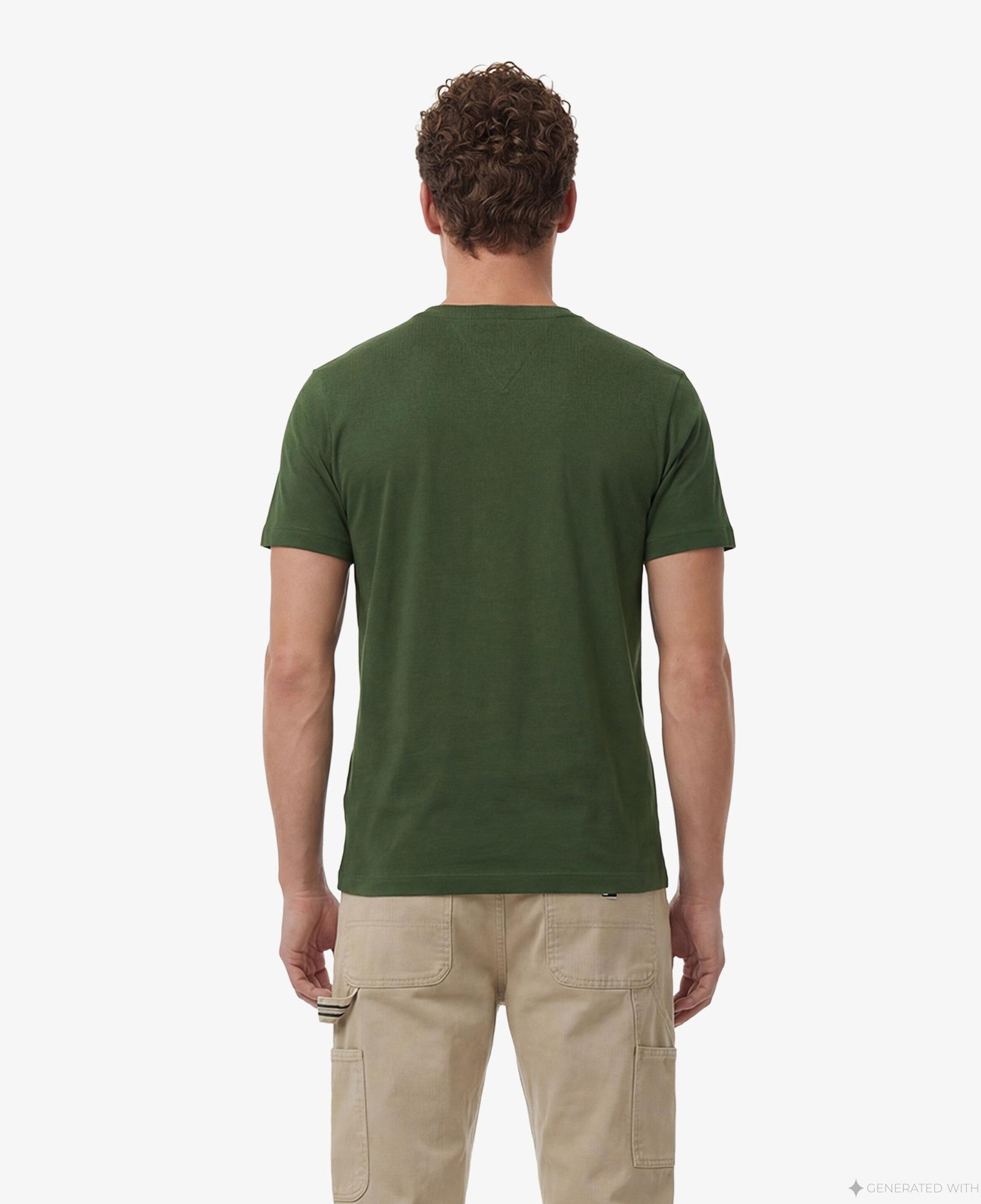 Tommy Hilfiger Core Essentials Erkek Yeşil T-Shirt