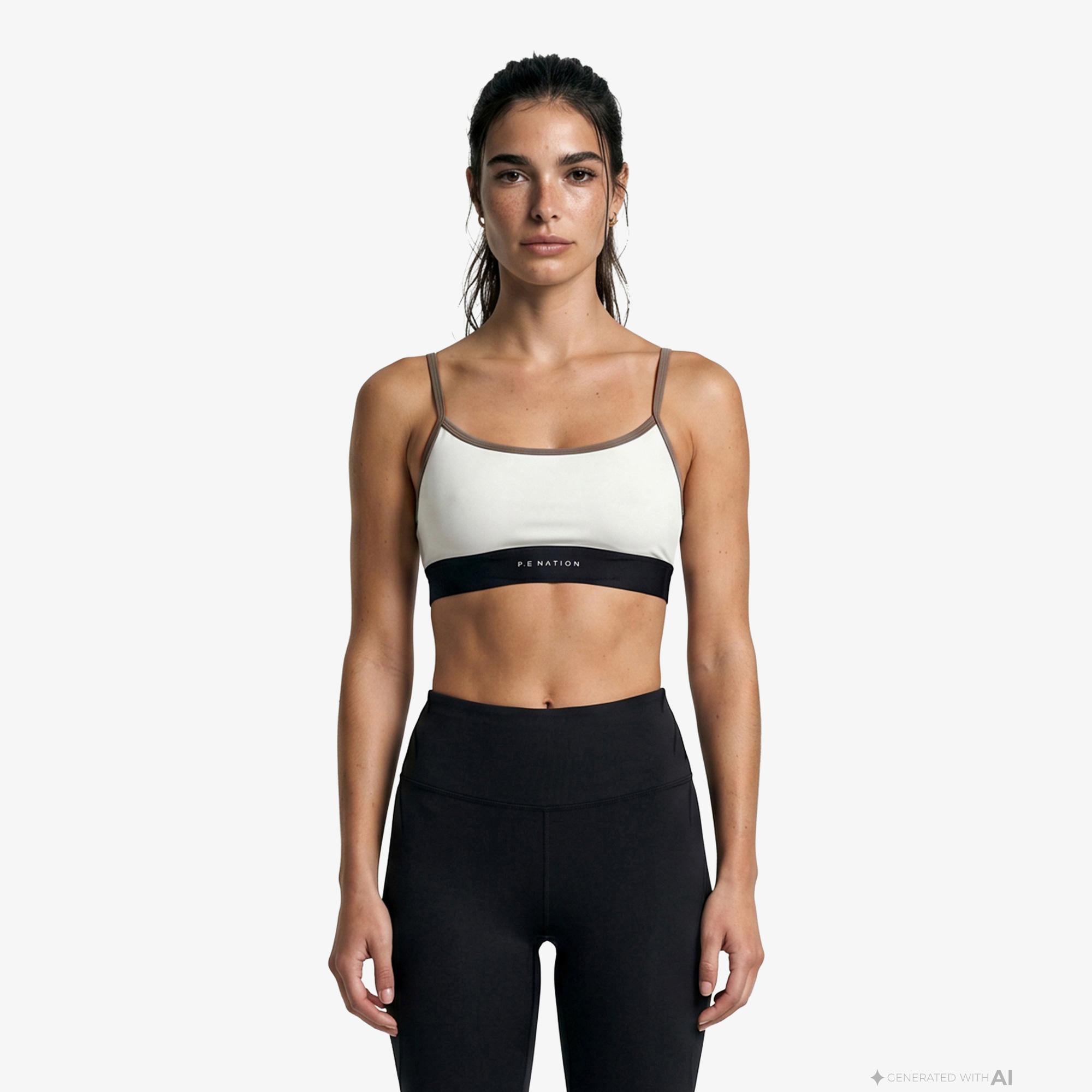 P.E Nation Signature Sports Kadın Beyaz Bra