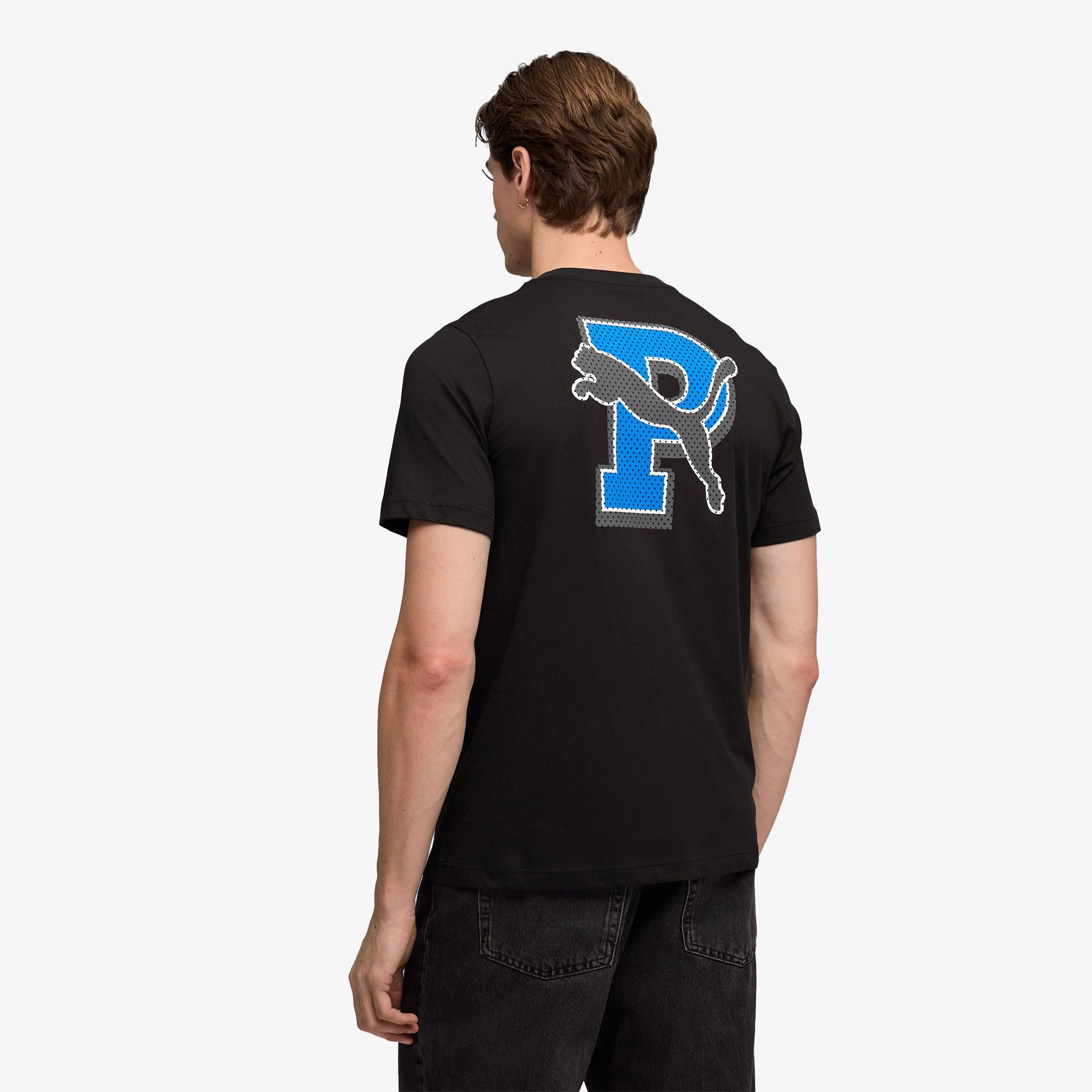 Puma Graphic  Erkek Siyah T-Shirt