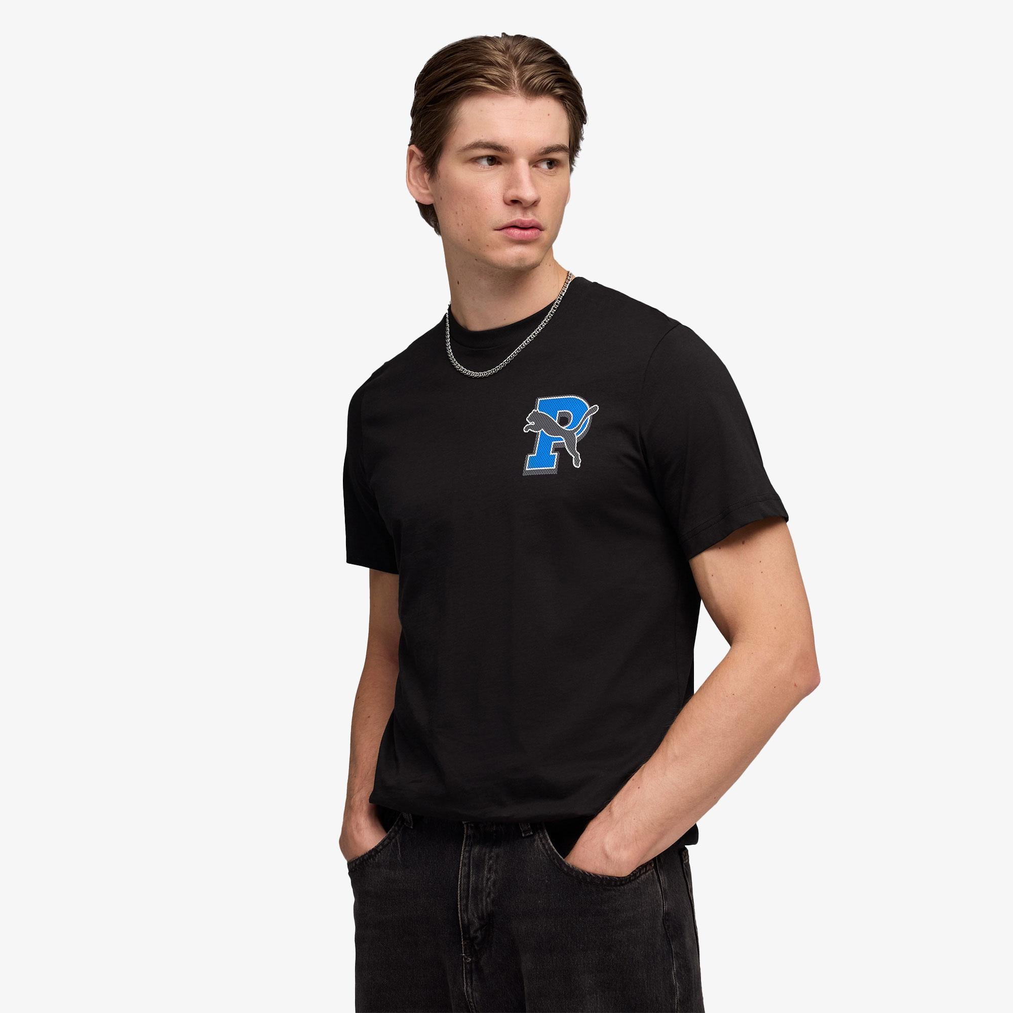 Puma Graphic  Erkek Siyah T-Shirt