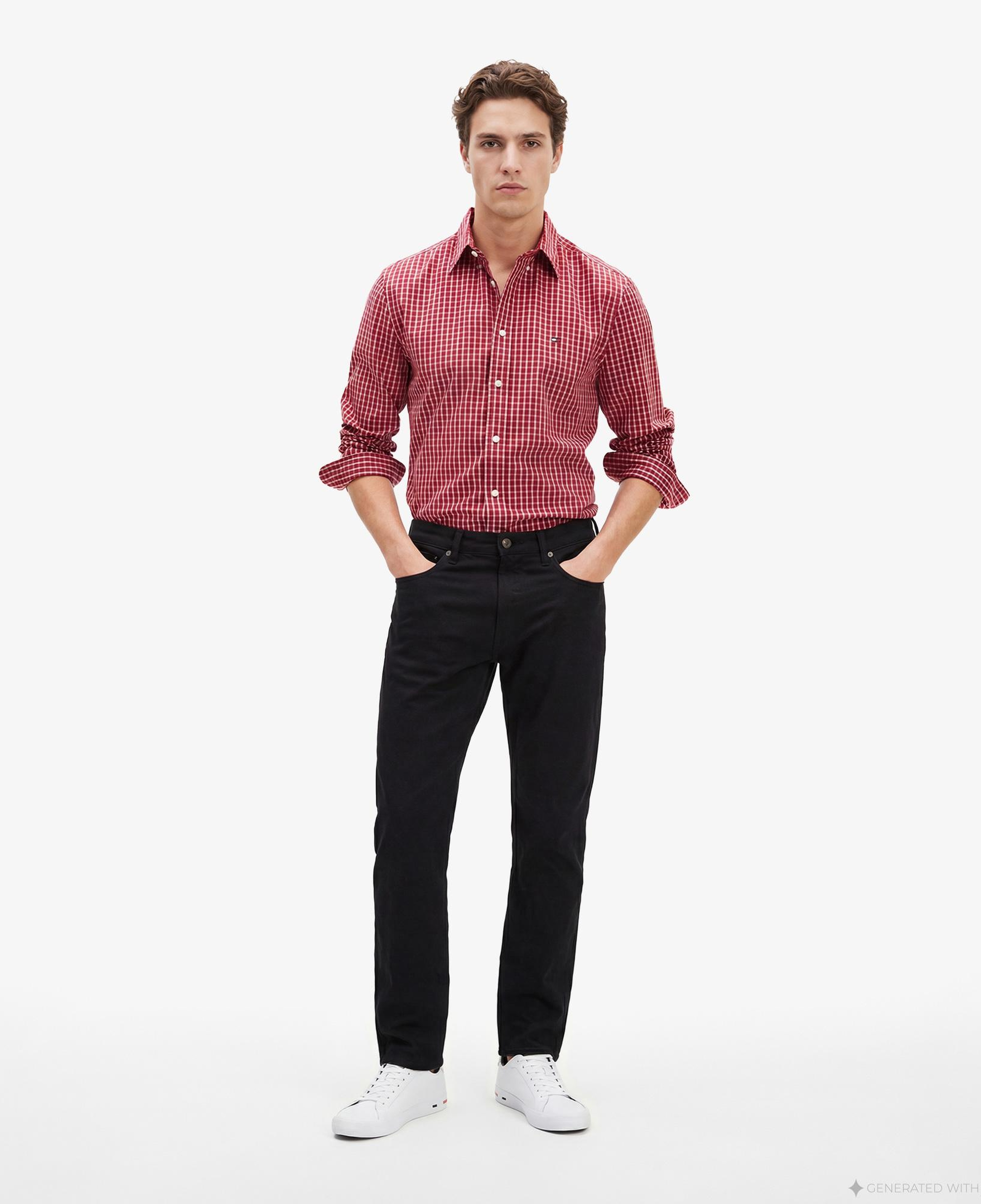 Tommy Hilfiger Denim Mainline Erkek Siyah Jean