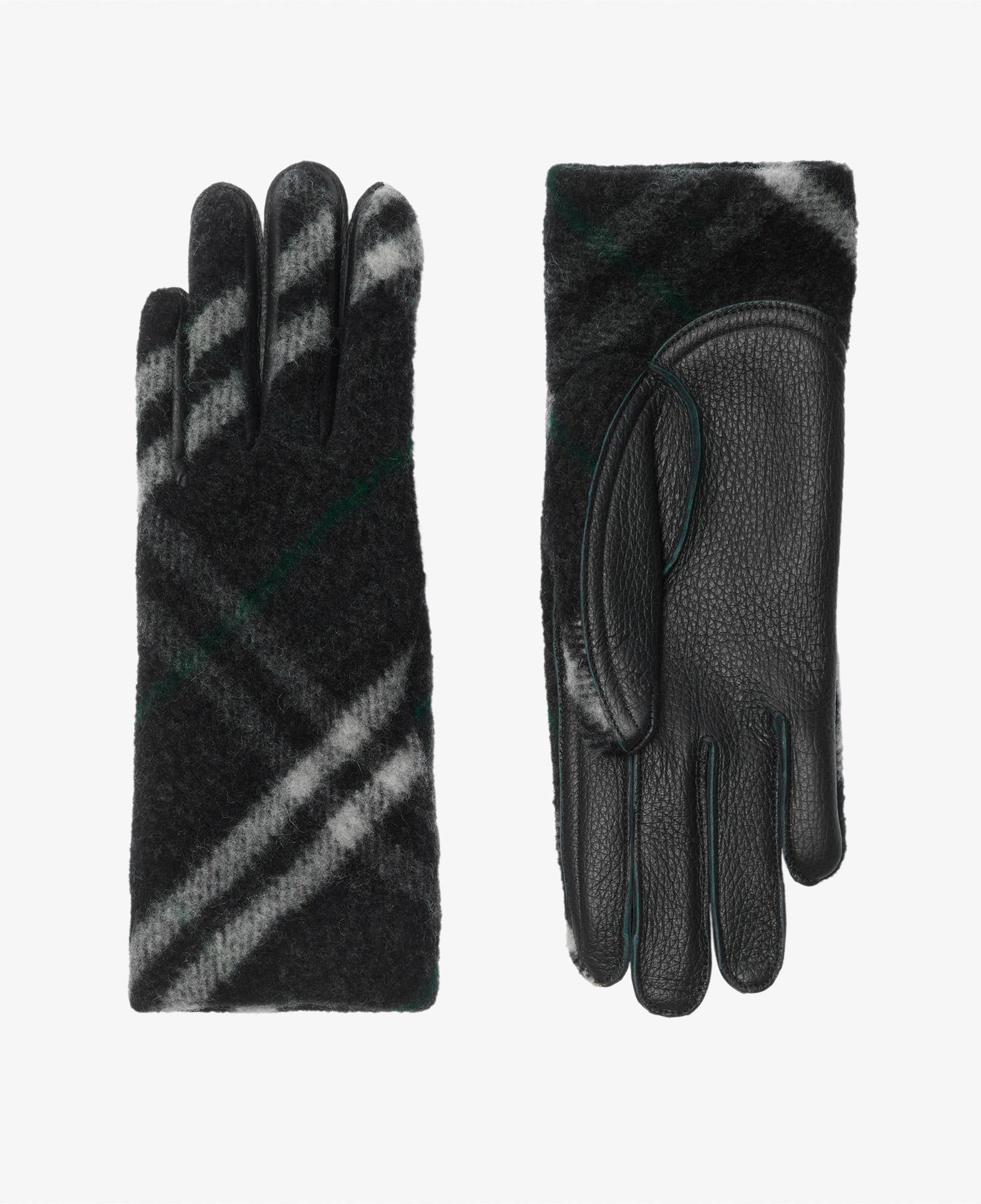 Burberry Bias Wool Kadın Gri Eldiven