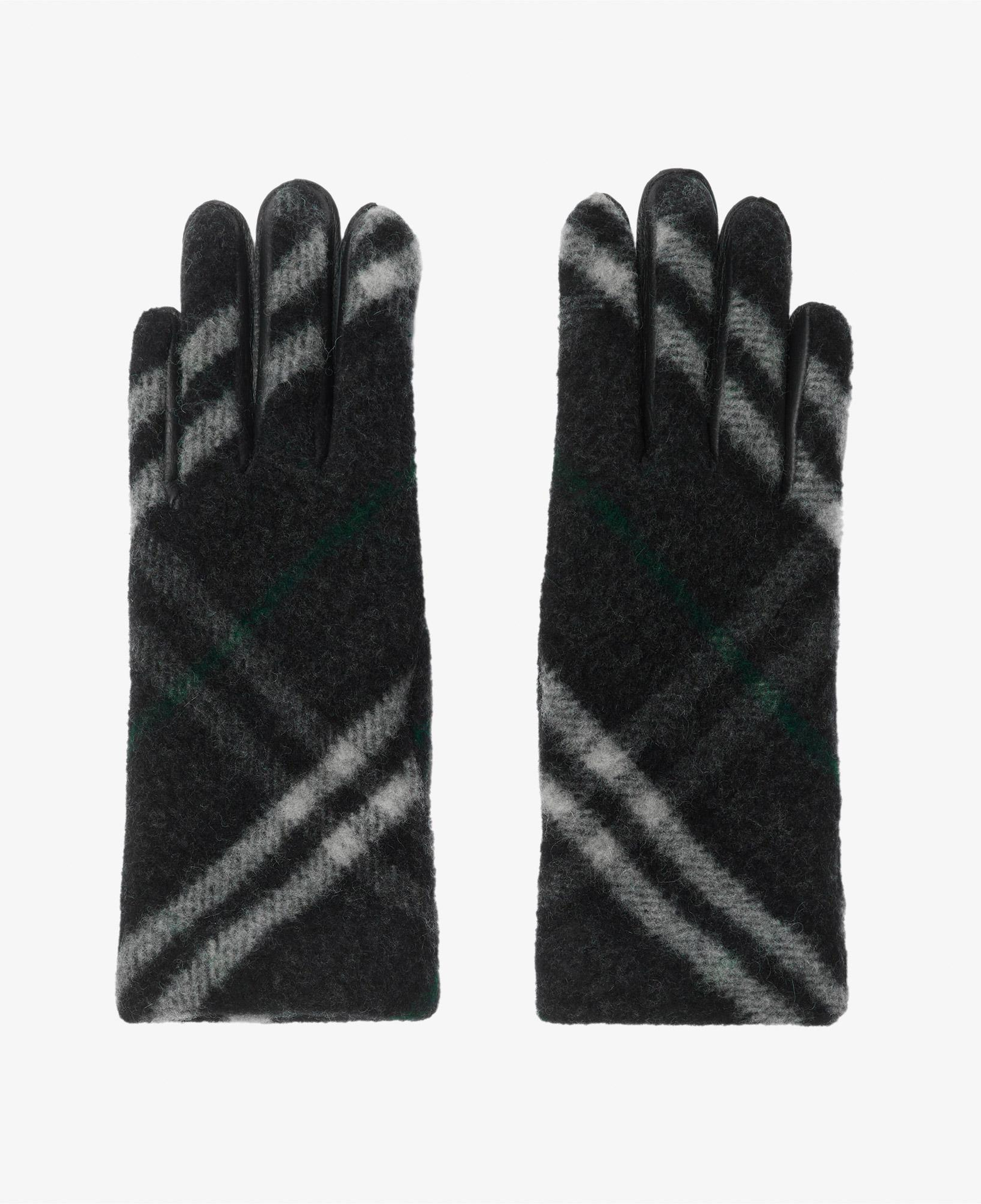 Burberry Bias Wool Kadın Gri Eldiven