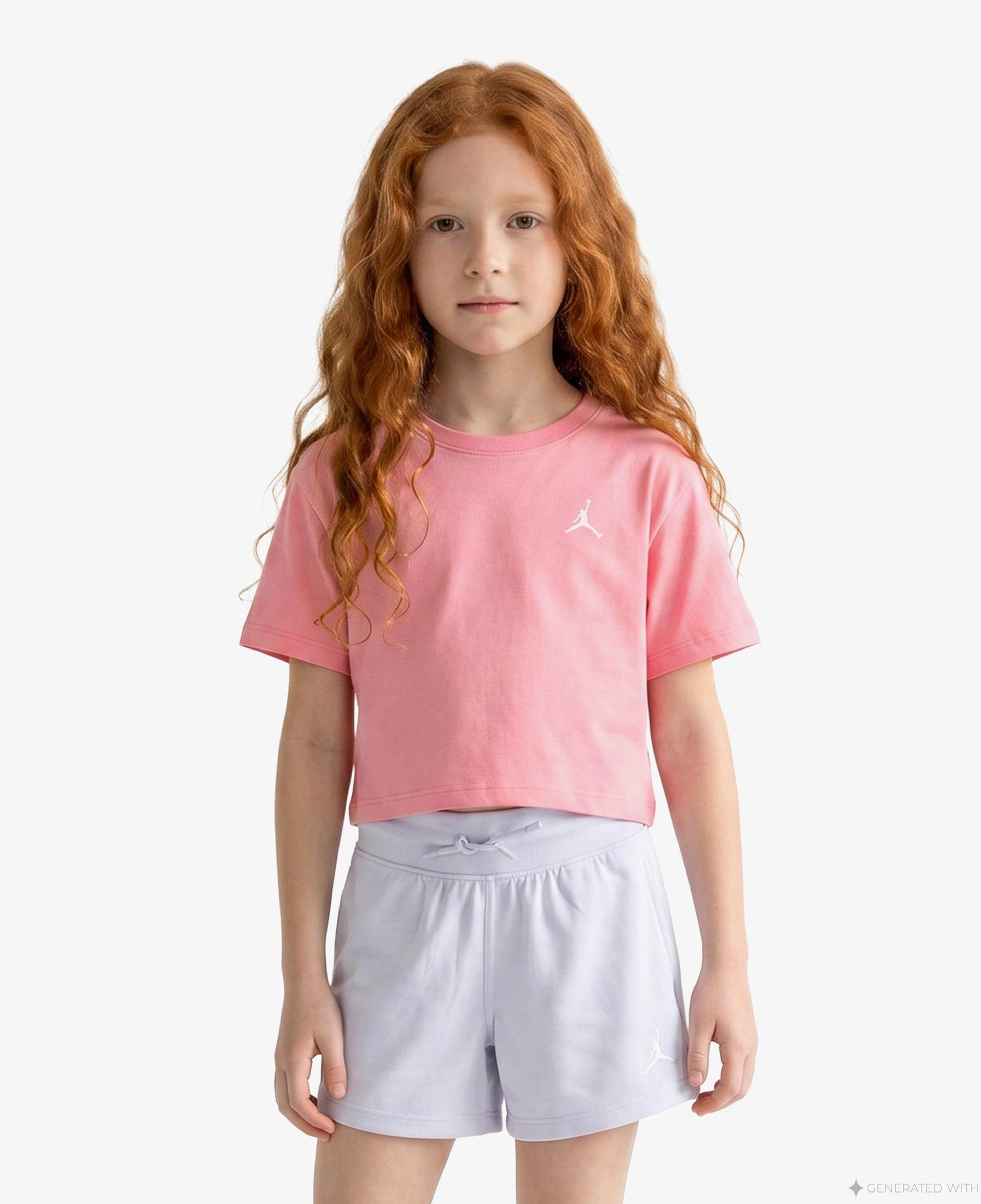 Jordan Brooklyn Essentials Çocuk Pembe T-Shirt