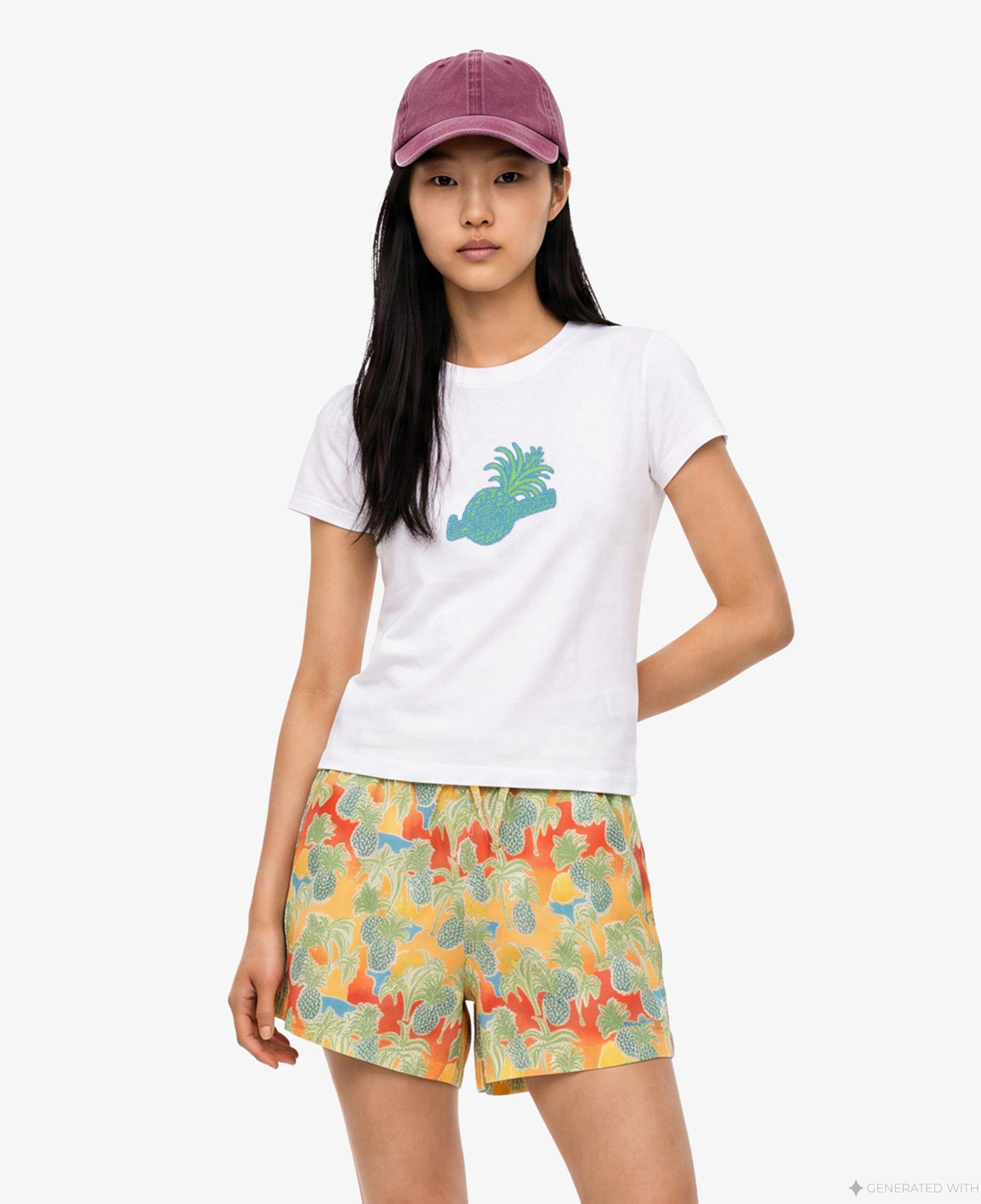 Les Benjamins 002 Kadın Beyaz T-Shirt